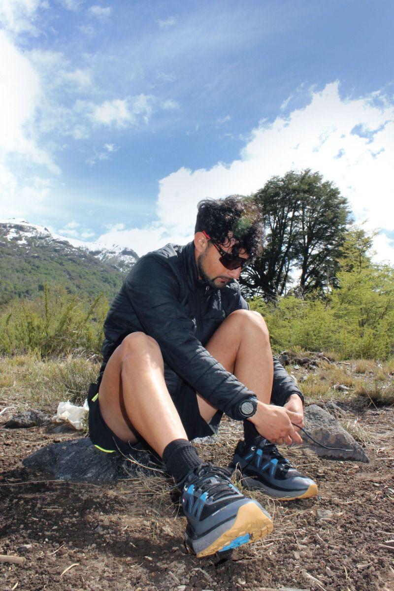 Zapatillas Trail Running Hombre Negro Y Azul  Michelin Aw02-6