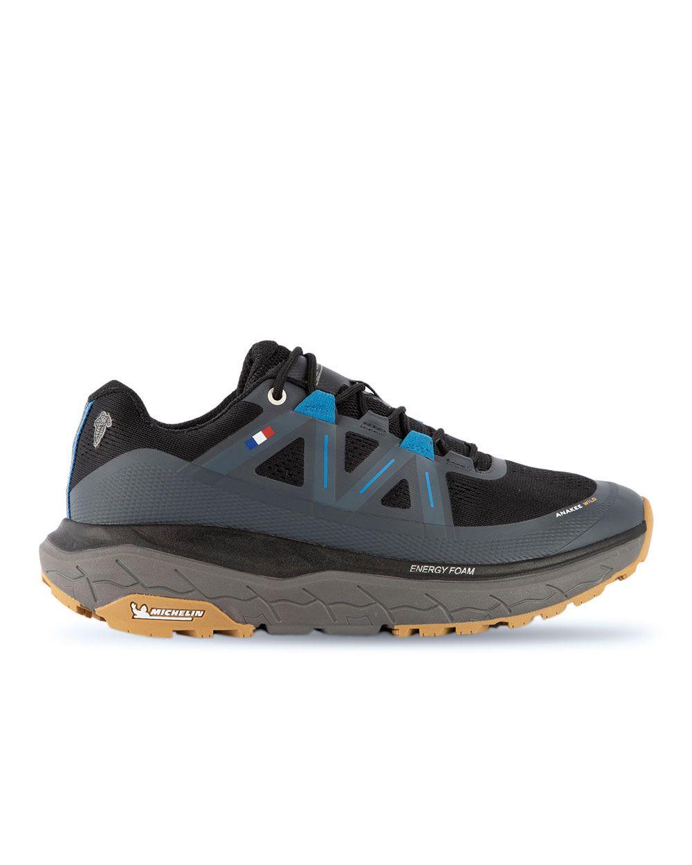 Zapatillas Trail Running Hombre Negro Y Azul  Michelin Aw02-0