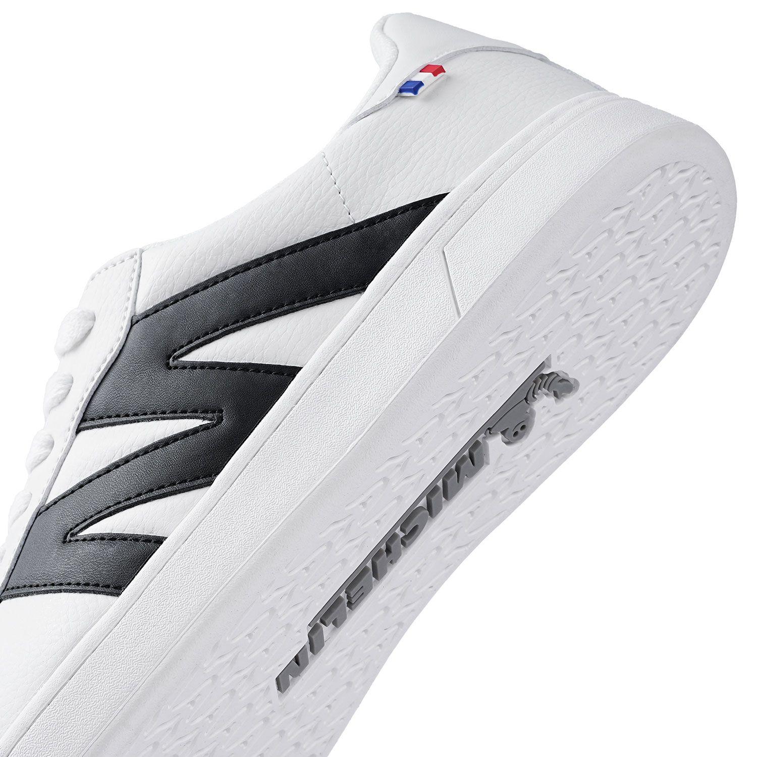 Zapatilla Urbana Hombre Color Blanco Y Negro Michelin Ps22-5