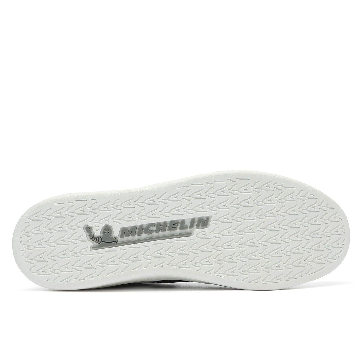 Zapatilla Urbana Hombre Color Blanco Y Negro Michelin Ps22-2