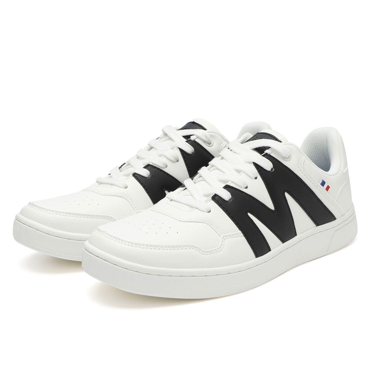 Zapatilla Urbana Hombre Color Blanco Y Negro Michelin Ps22-4