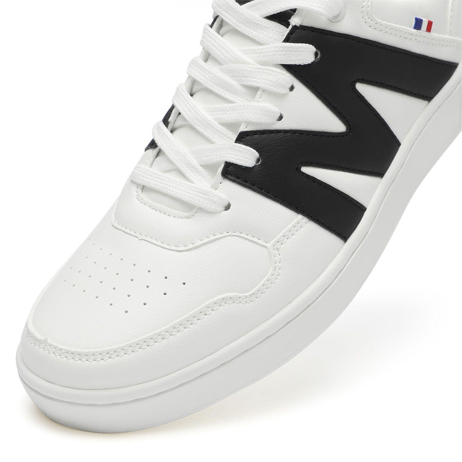 Zapatilla Urbana Hombre Color Blanco Y Negro Michelin Ps22-5