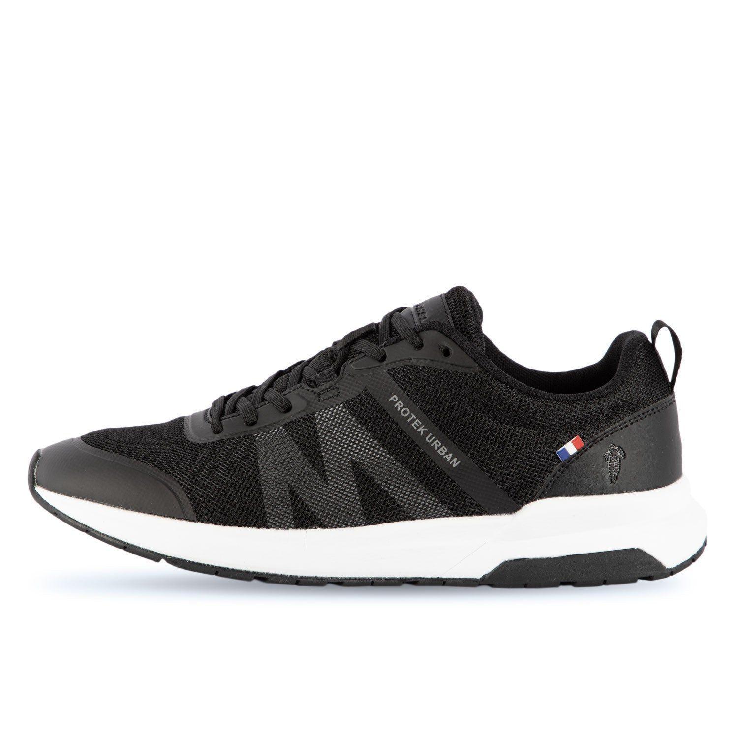 Zapatilla Urbana Mujer Negro Gris Michelin Footwear Pu15-2