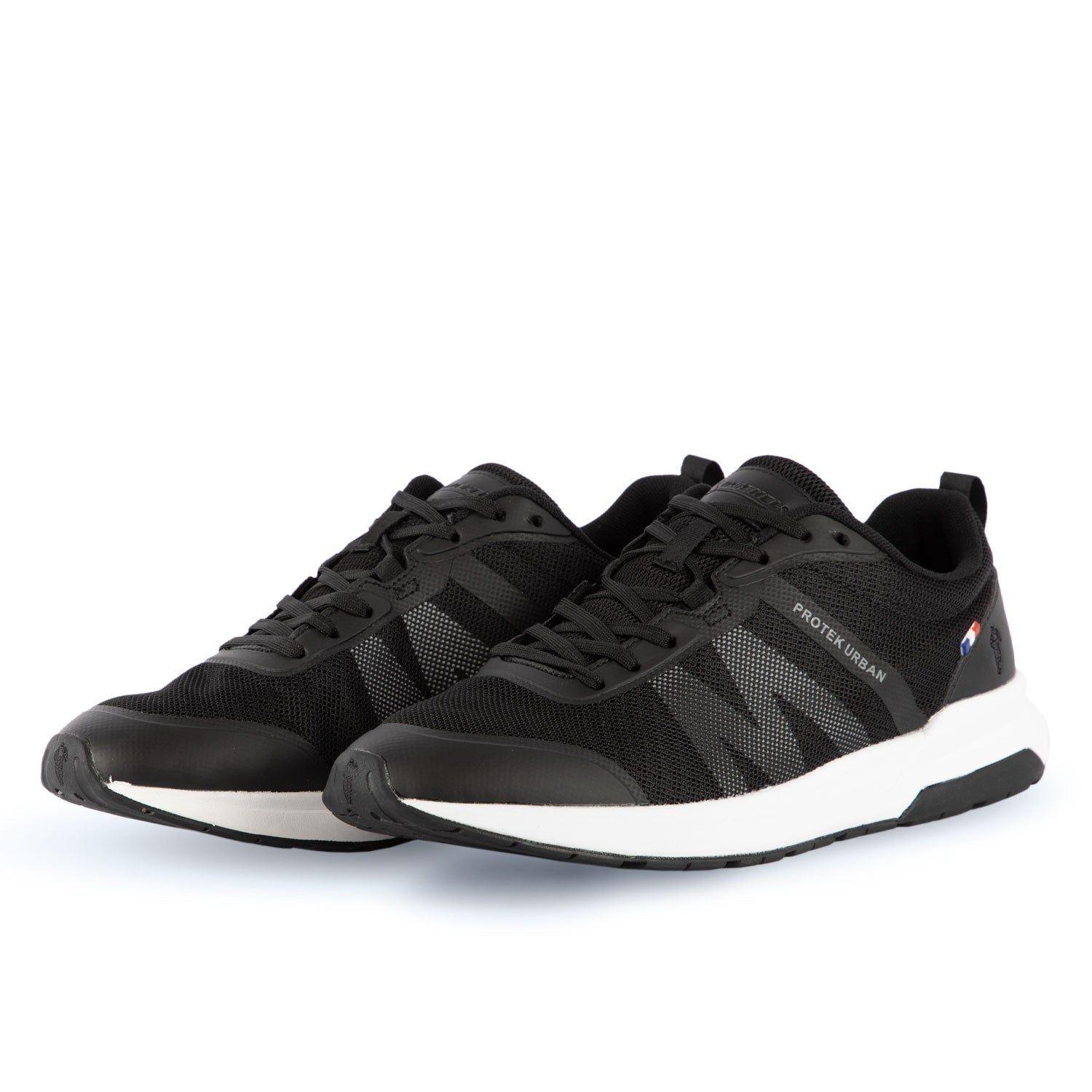 Zapatilla Urbana Mujer Negro Gris Michelin Footwear Pu15-3