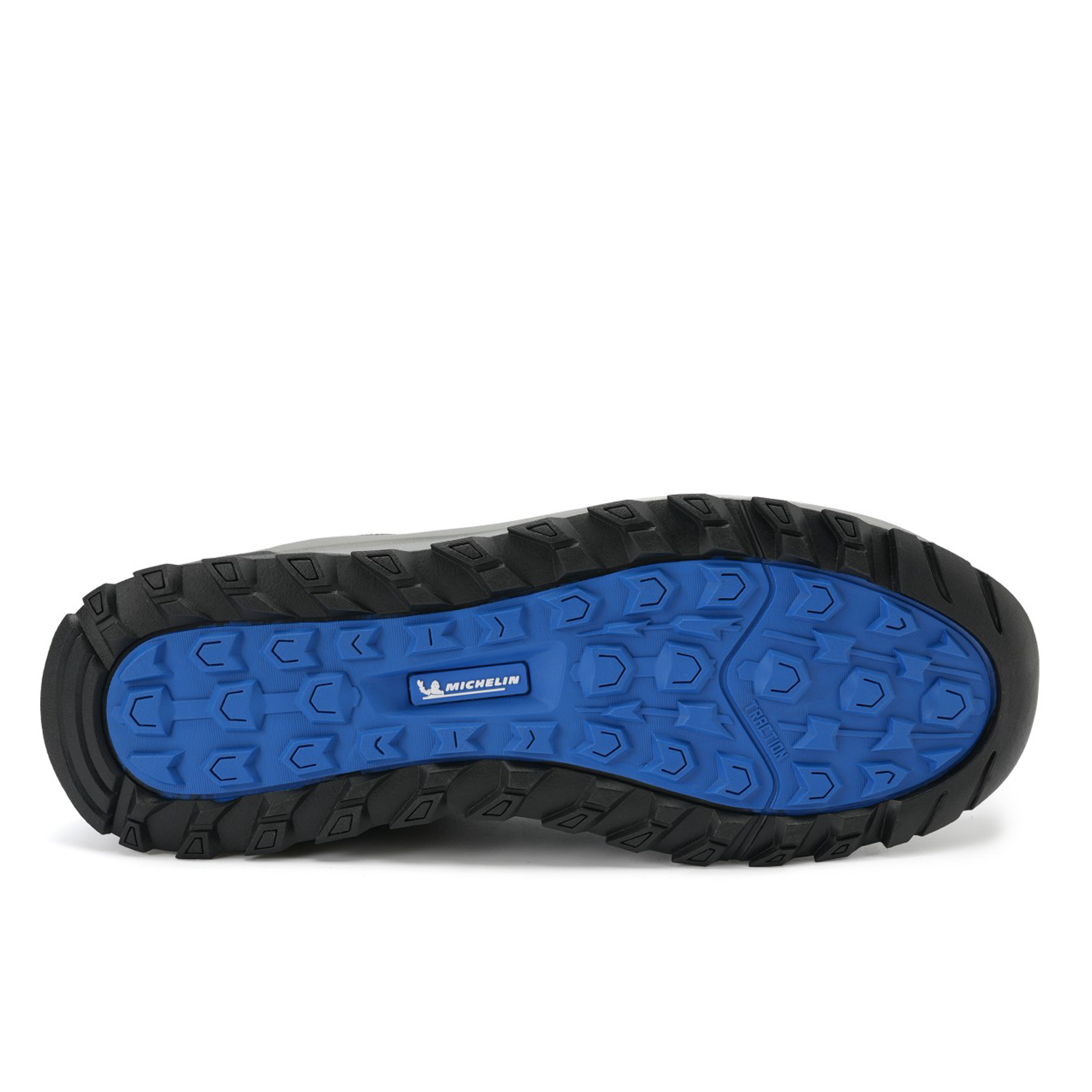 Zapatilla Hiking Senderismo Hombre Gris Azul Michelin Dr36-2