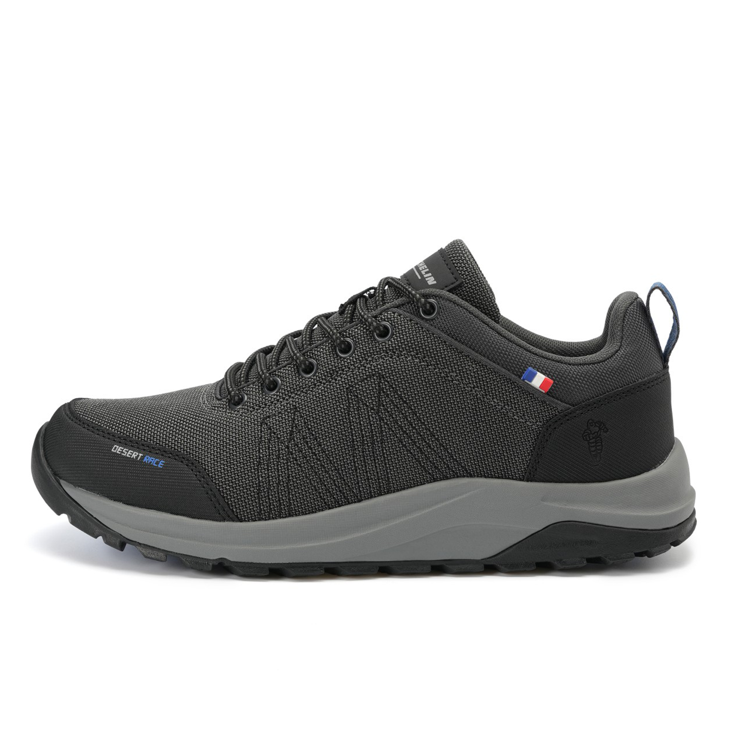 Zapatilla Hiking Senderismo Hombre Gris Azul Michelin Dr36-3