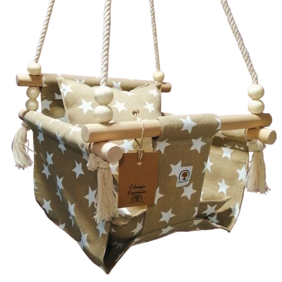 COLUMPIO ERGONÓMICO PARA BEBE CON CINTURON DE SEGURIDAD -1