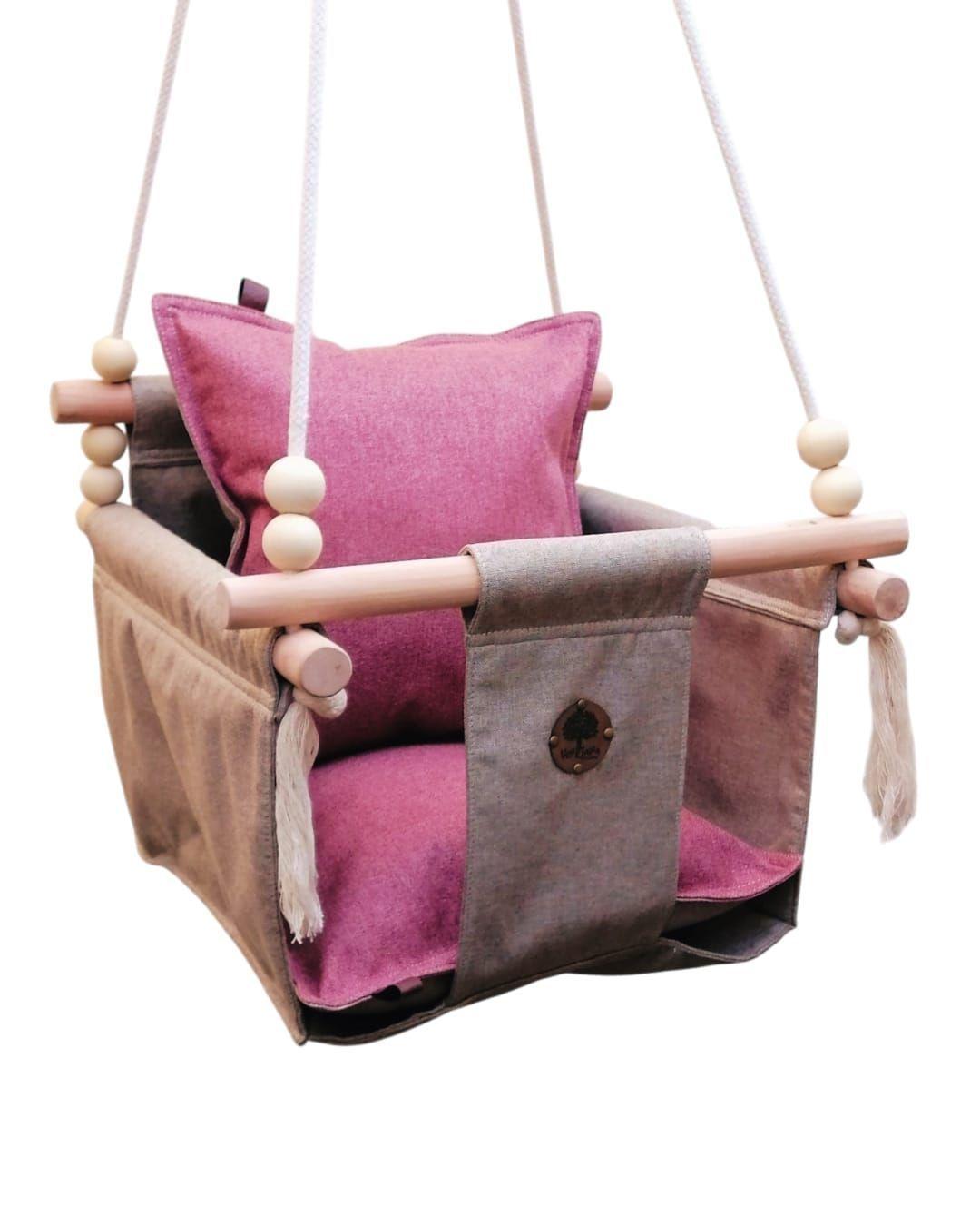 COLUMPIO ERGONOMICO PARA BEBE CON CINTURON DE SEGURIDAD-7
