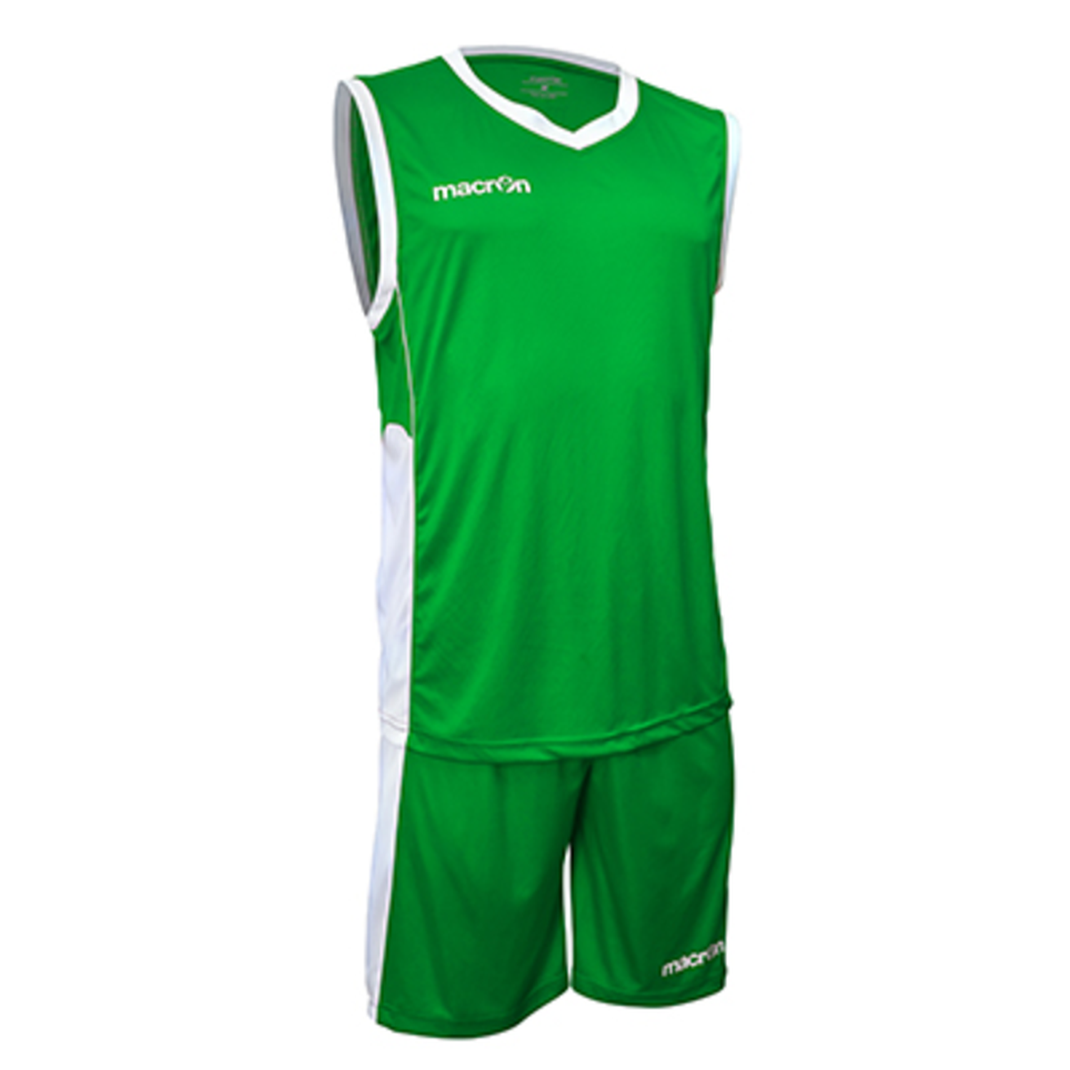 Uniforme de Básquetbol Macron Turin Blanco-Verde-0