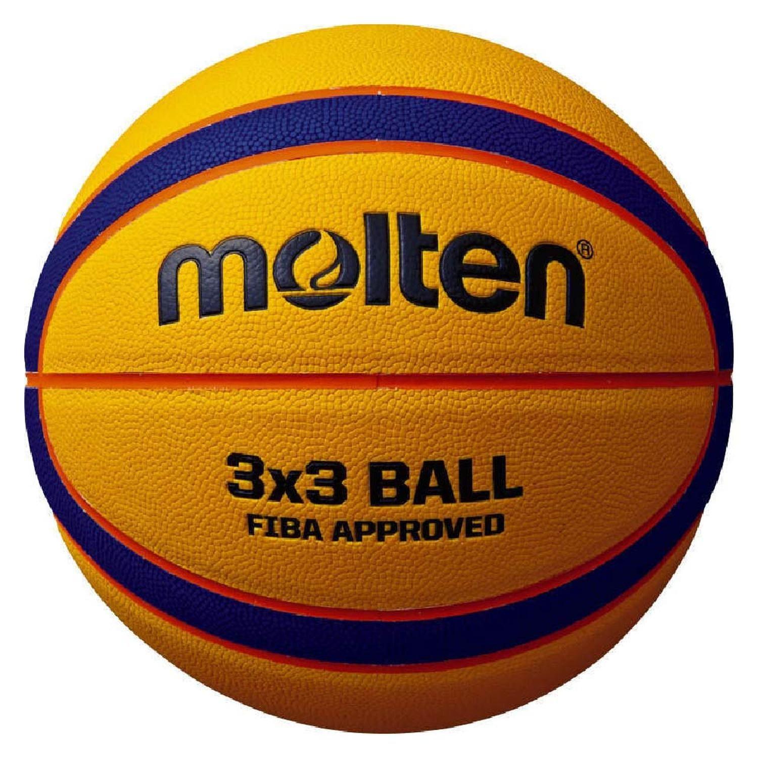 Balon Basquetbol 3x3 B33T5000 Stgo. 2023 Molten Naranja T.6-0