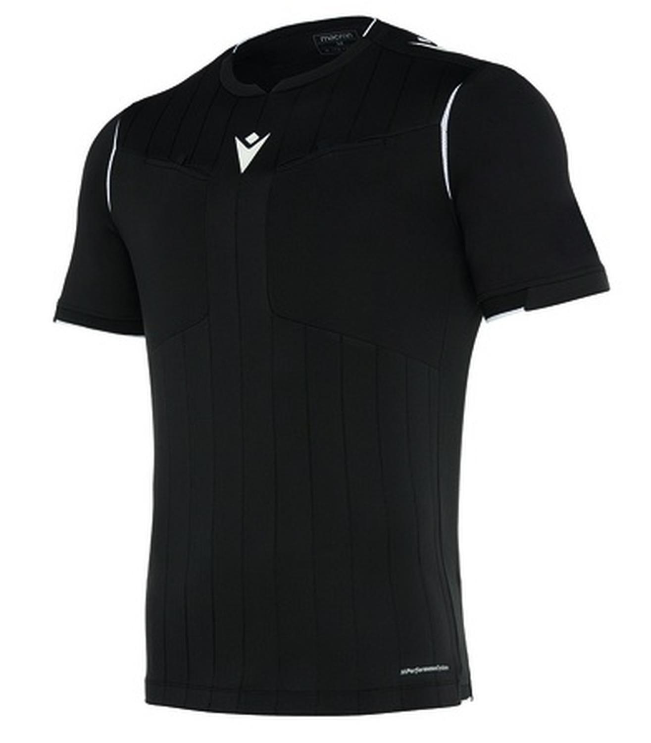 Camiseta Arbitro Macron Eklind Manga Corta Negro-0