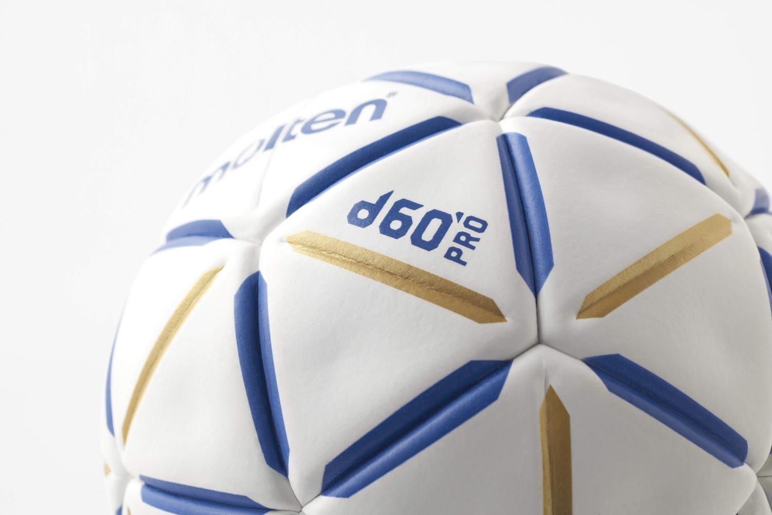 Balon Handbol D60 Pro Resina Free Molten Blanco T.2-2