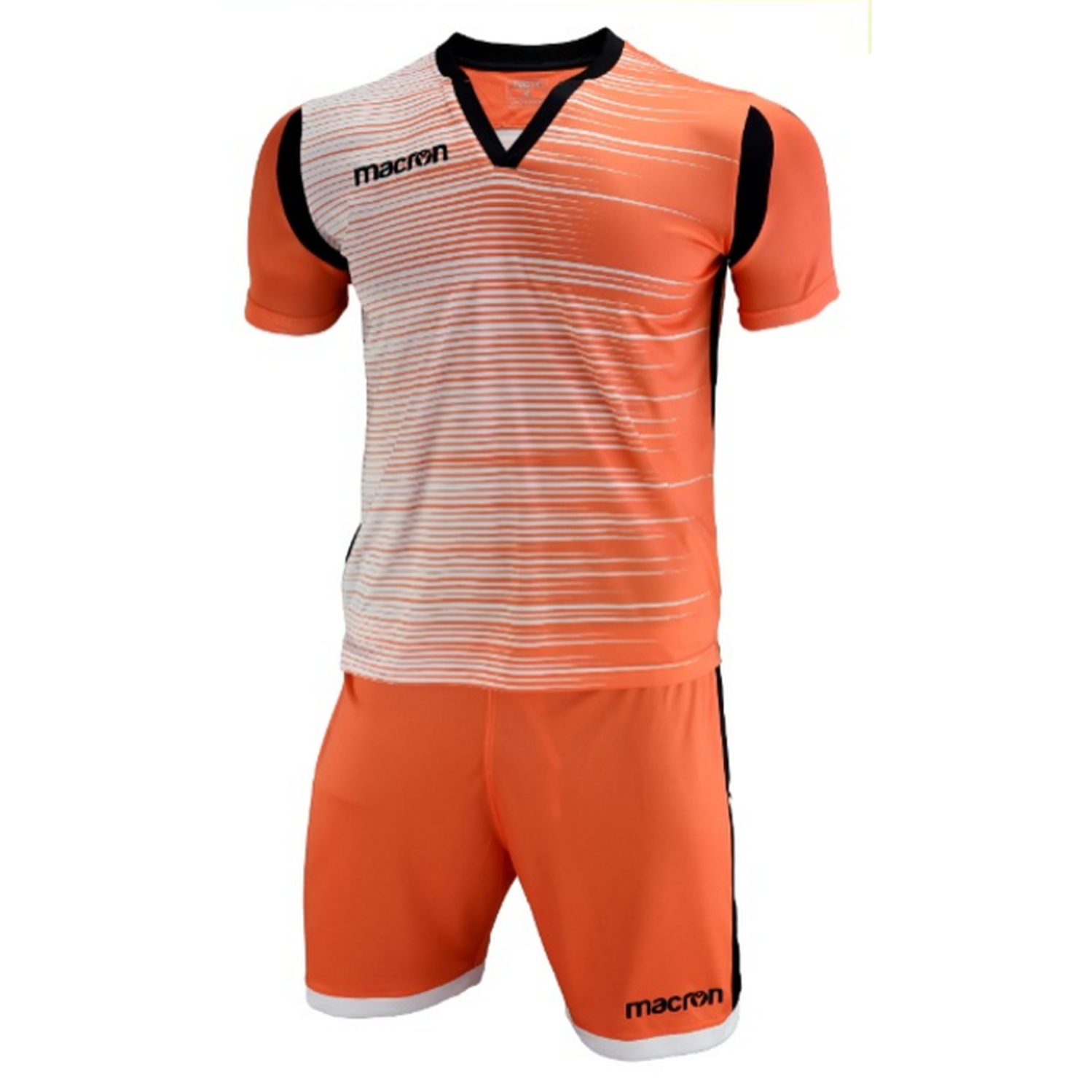 Uniforme Fútbol Nápoles Macron Naranjo-Blanco-0