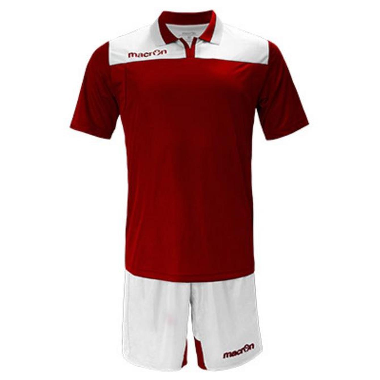 Uniforme Fútbol Roma Macron Rojo-Blanco-0