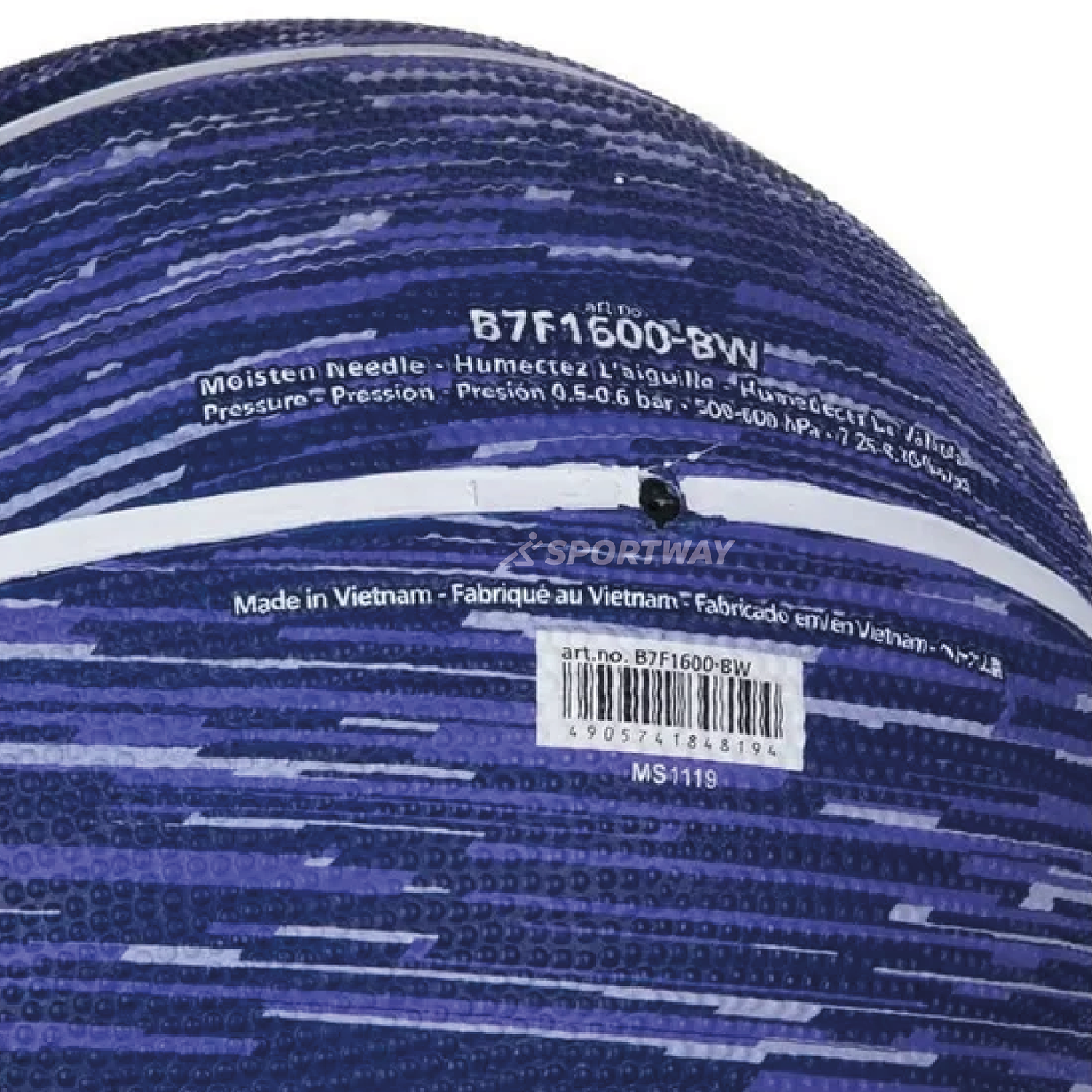 Balon Basquetbol Molten BF1600 Azulino/Blanco Talla 7-3