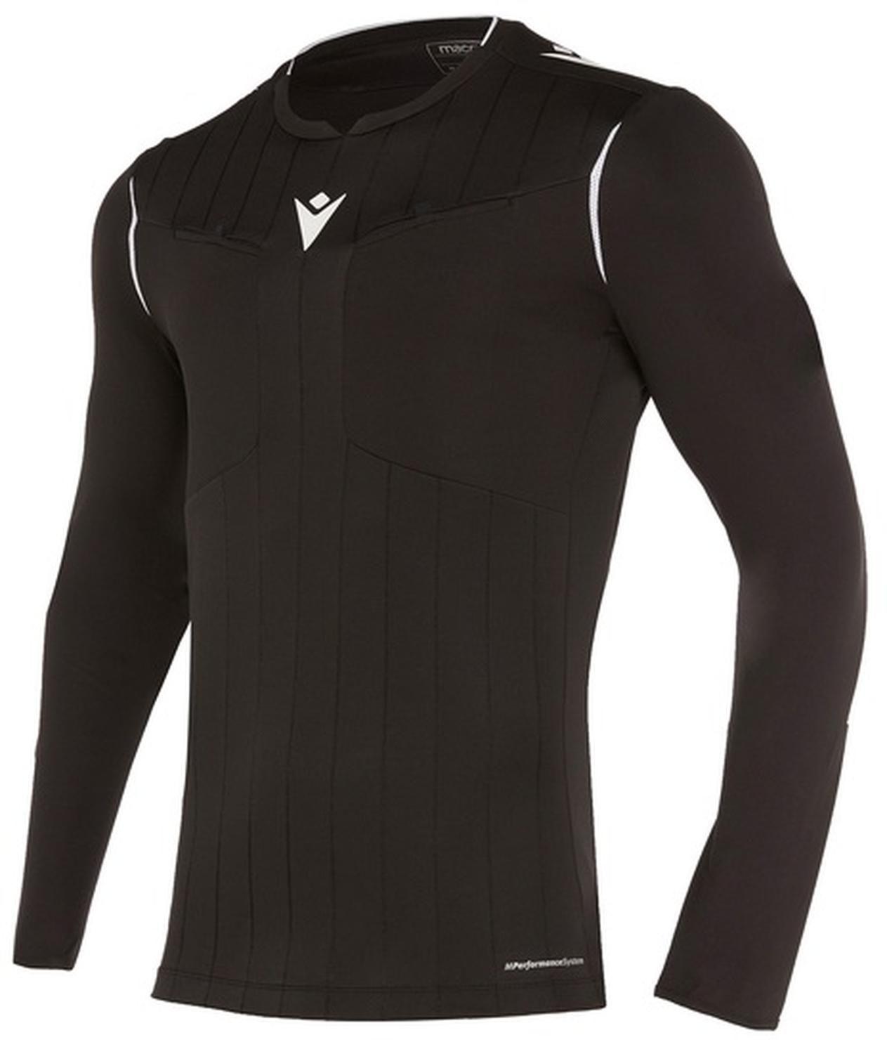 Camiseta Arbitro Macron Eklind Manga Larga Negro-0