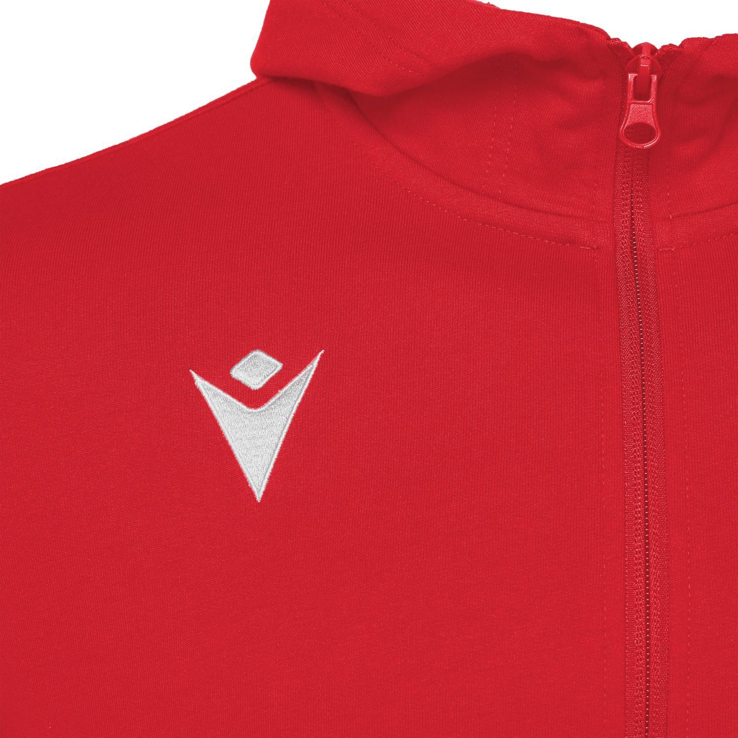 Polerón Hoody Macron Cello Hombre Rojo-2