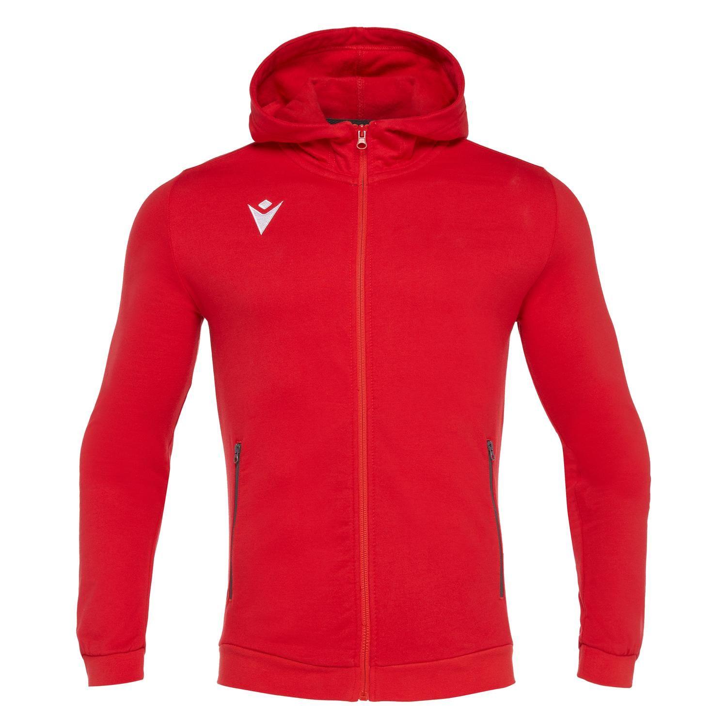 Polerón Hoody Macron Cello Hombre Rojo-0