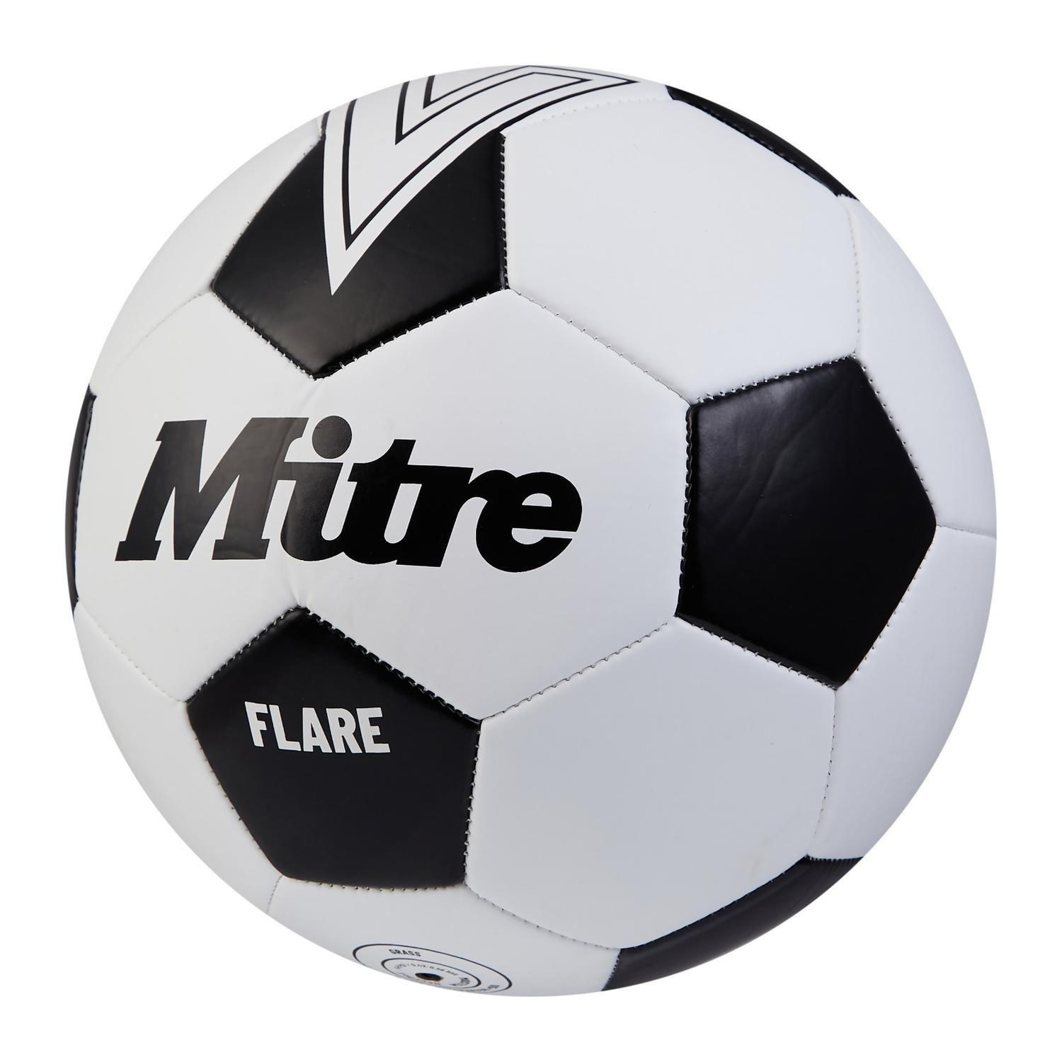 Balón de Fútbol Mitre Flare Blanco-Negro-2