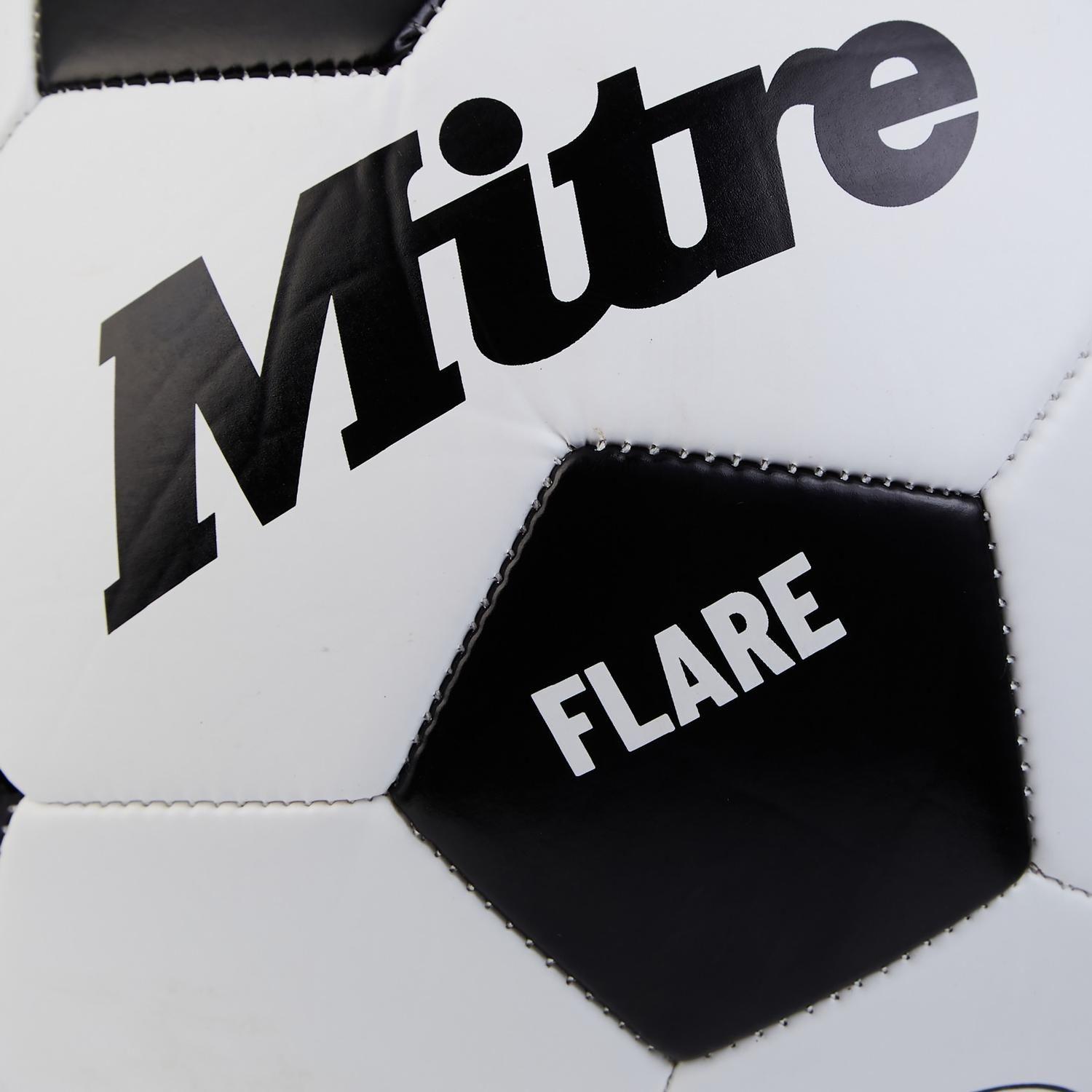 Balón de Fútbol Mitre Flare Blanco-Negro-3