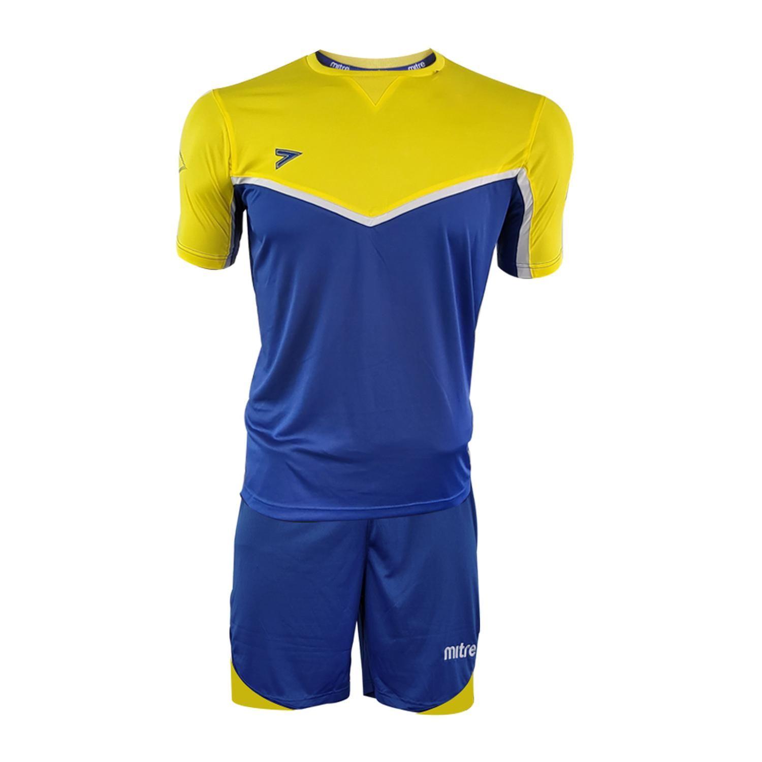 Uniforme de futbol chelsea delta hombre Mitre Amarillo Azulino-0
