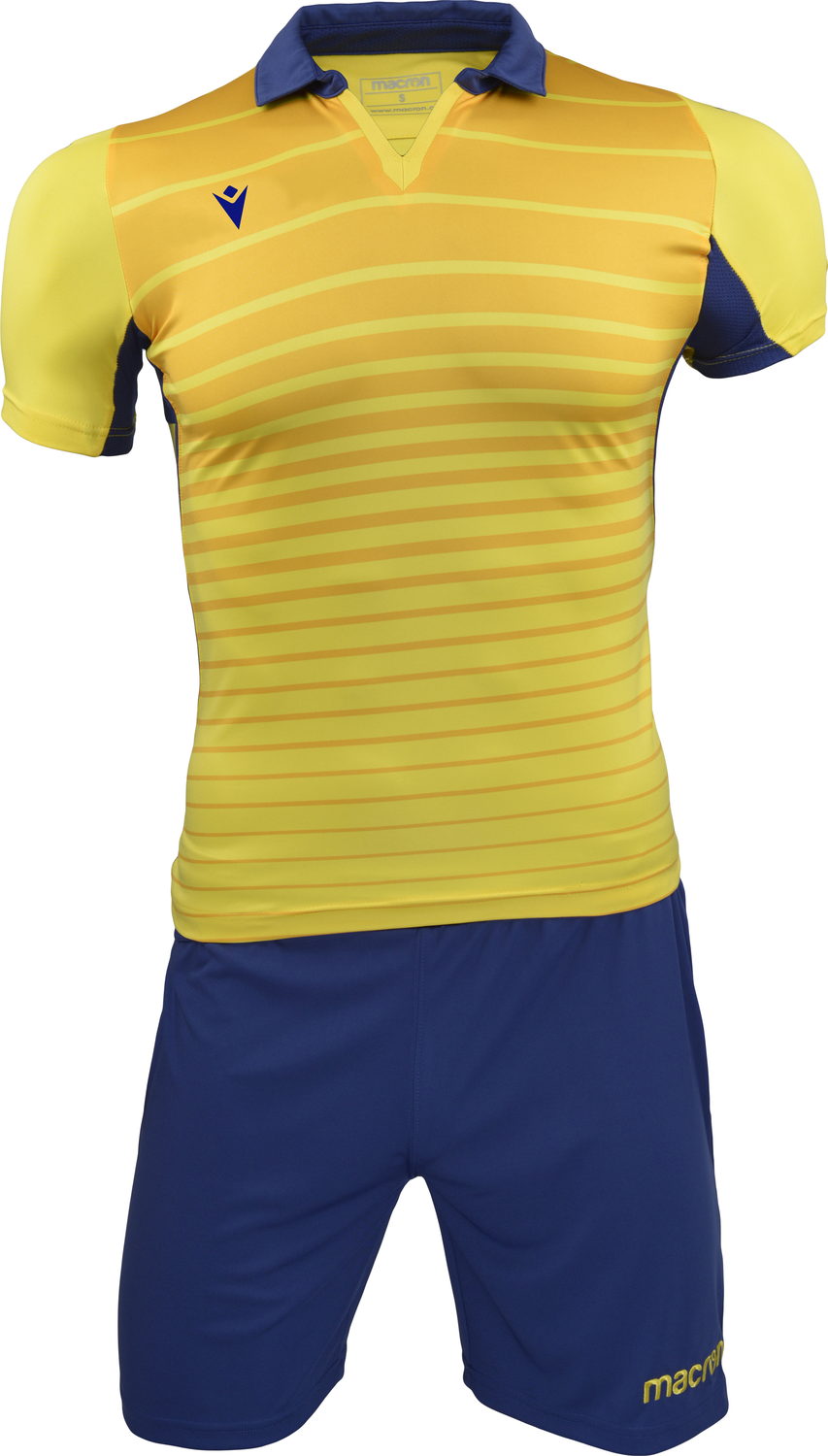 Uniforme Fútbol Tabit Hero Adulto Amarillo-Azul Marino-0