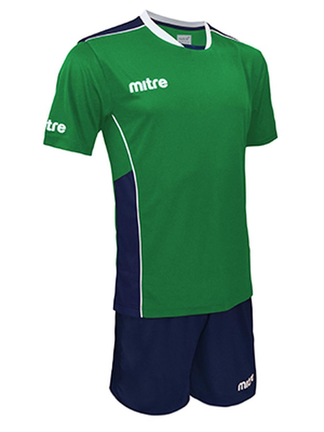 Uniforme de futbol Oxford hombre Mitre Verde azul marino-0