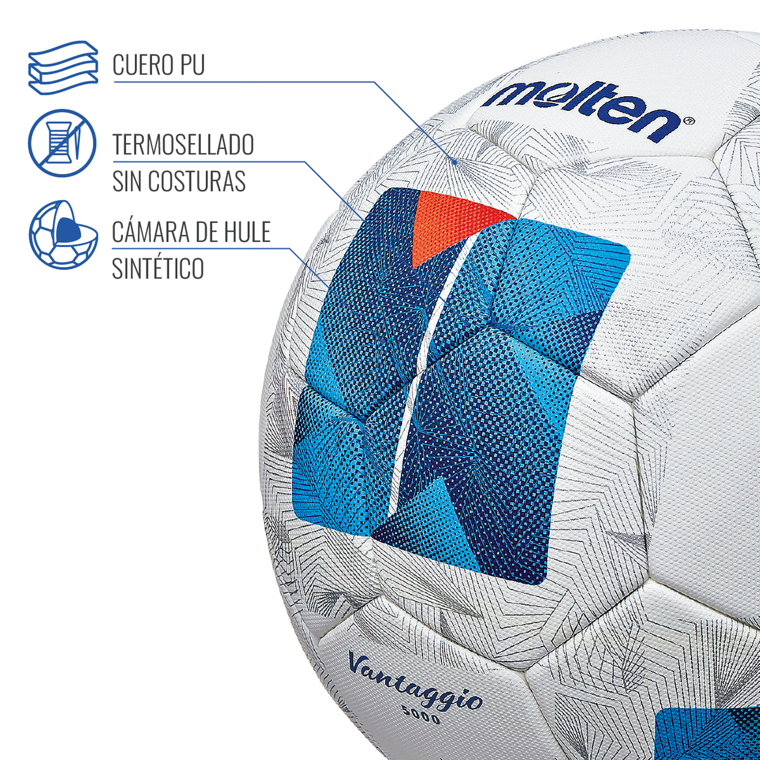 Balón de Fútbol Molten Vantaggio 5000 Oficial ANFP 2025-2