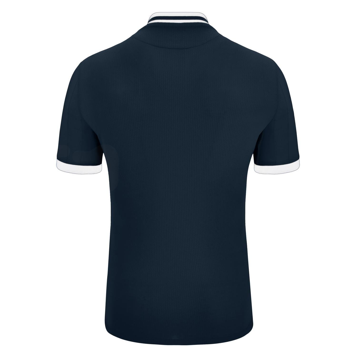 Polera Halley Macron Hombre Azul Marino-Blanco-4