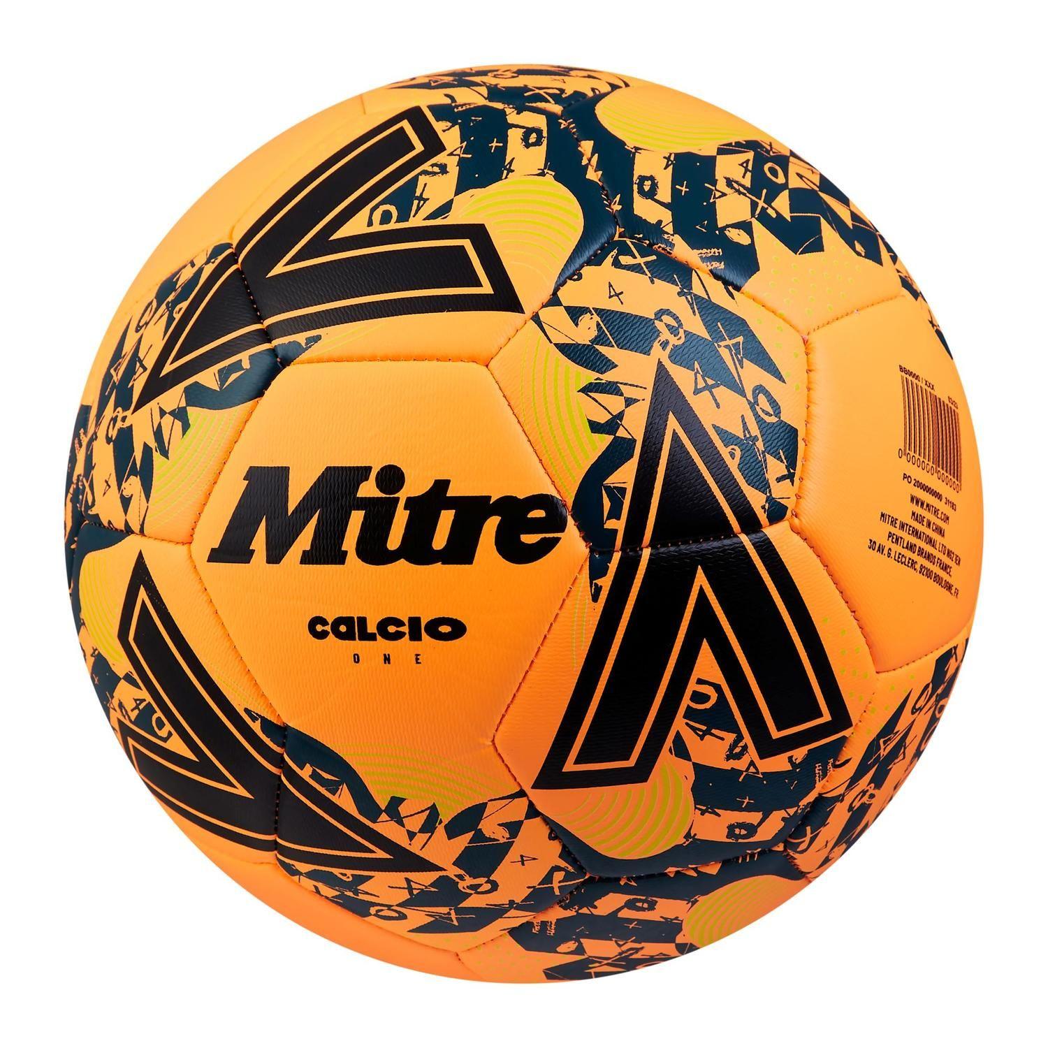 Balón de Fútbol Calcio Mitre Naranjo T.5-2