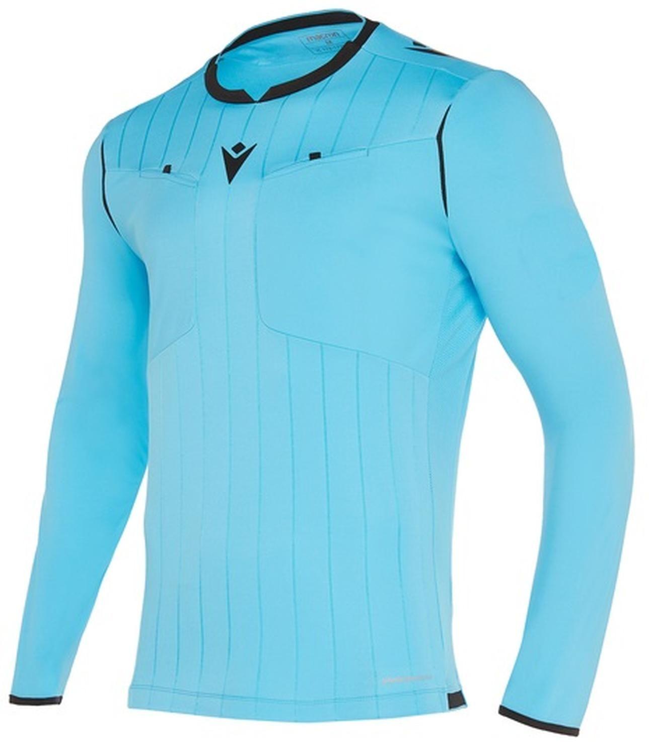 Camiseta Arbitro Macron Eklind Manga Larga Celeste-0