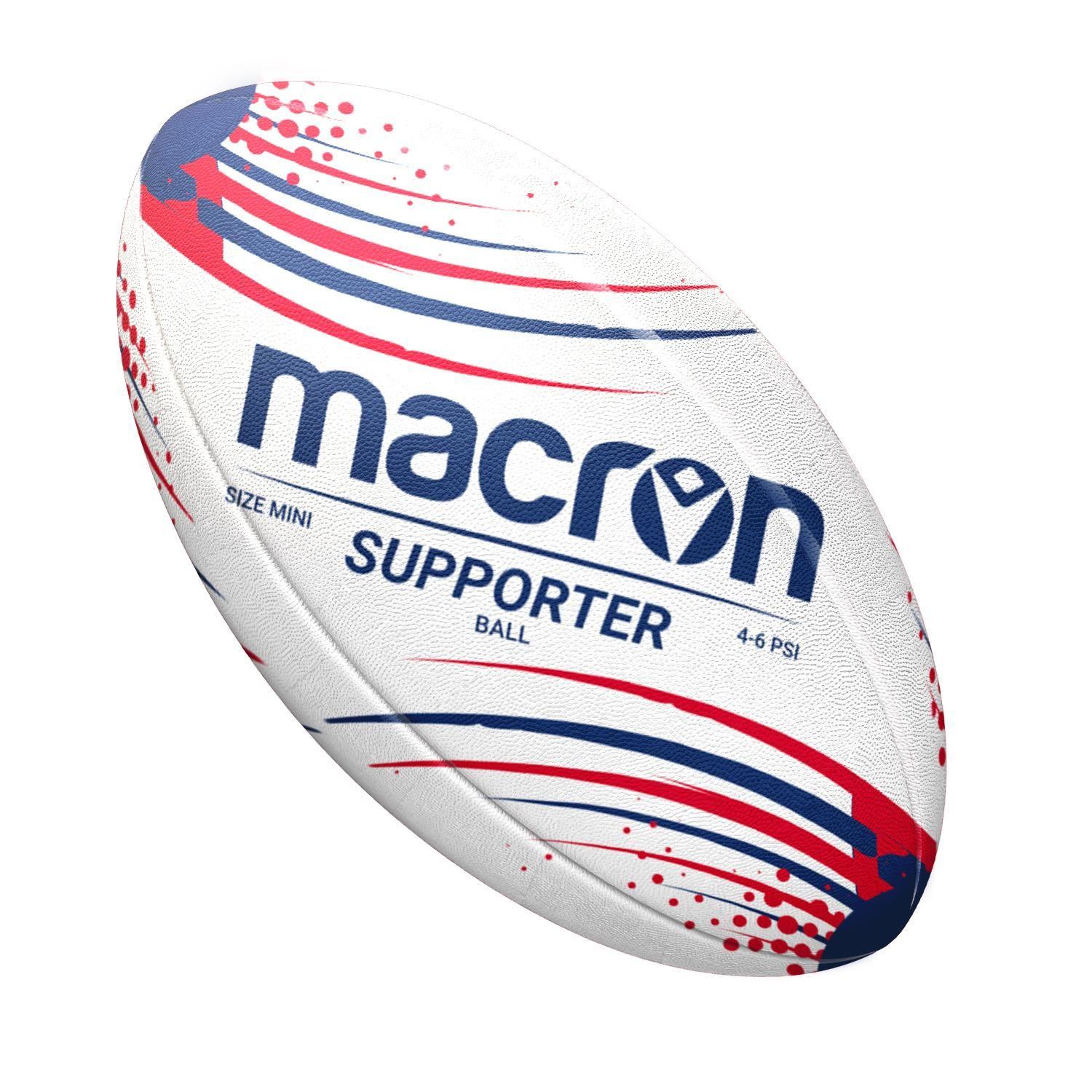 Balon de Rugby Macron Oficial ARUSA Supporter Blanco-2