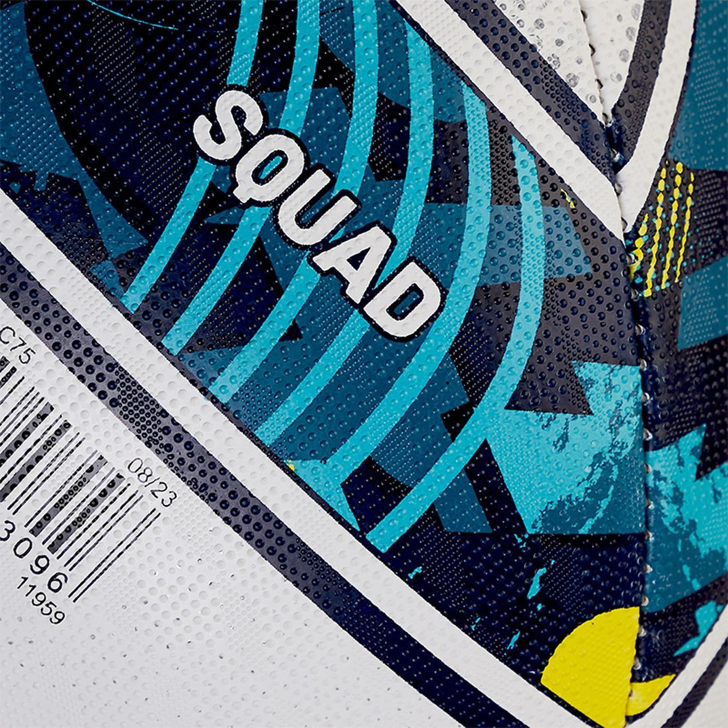 Balon Rugby Squad Blanco/Azul Marino N.4-2