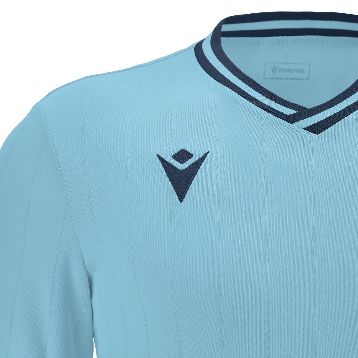 Polera Halley Macron Hombre Celeste-2