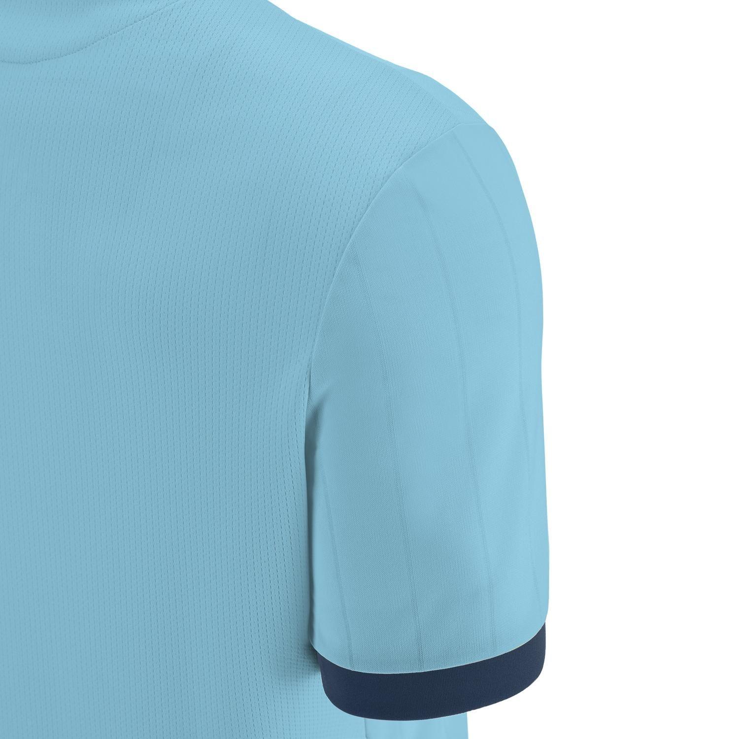 Polera Halley Macron Hombre Celeste-3