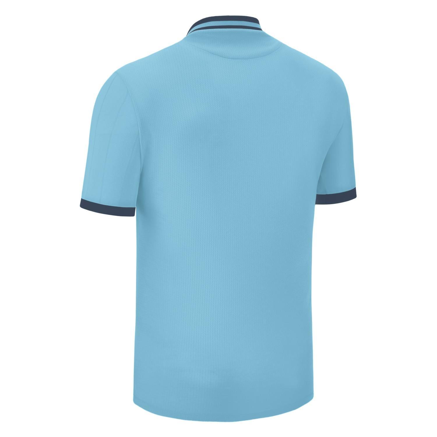 Polera Halley Macron Hombre Celeste-5