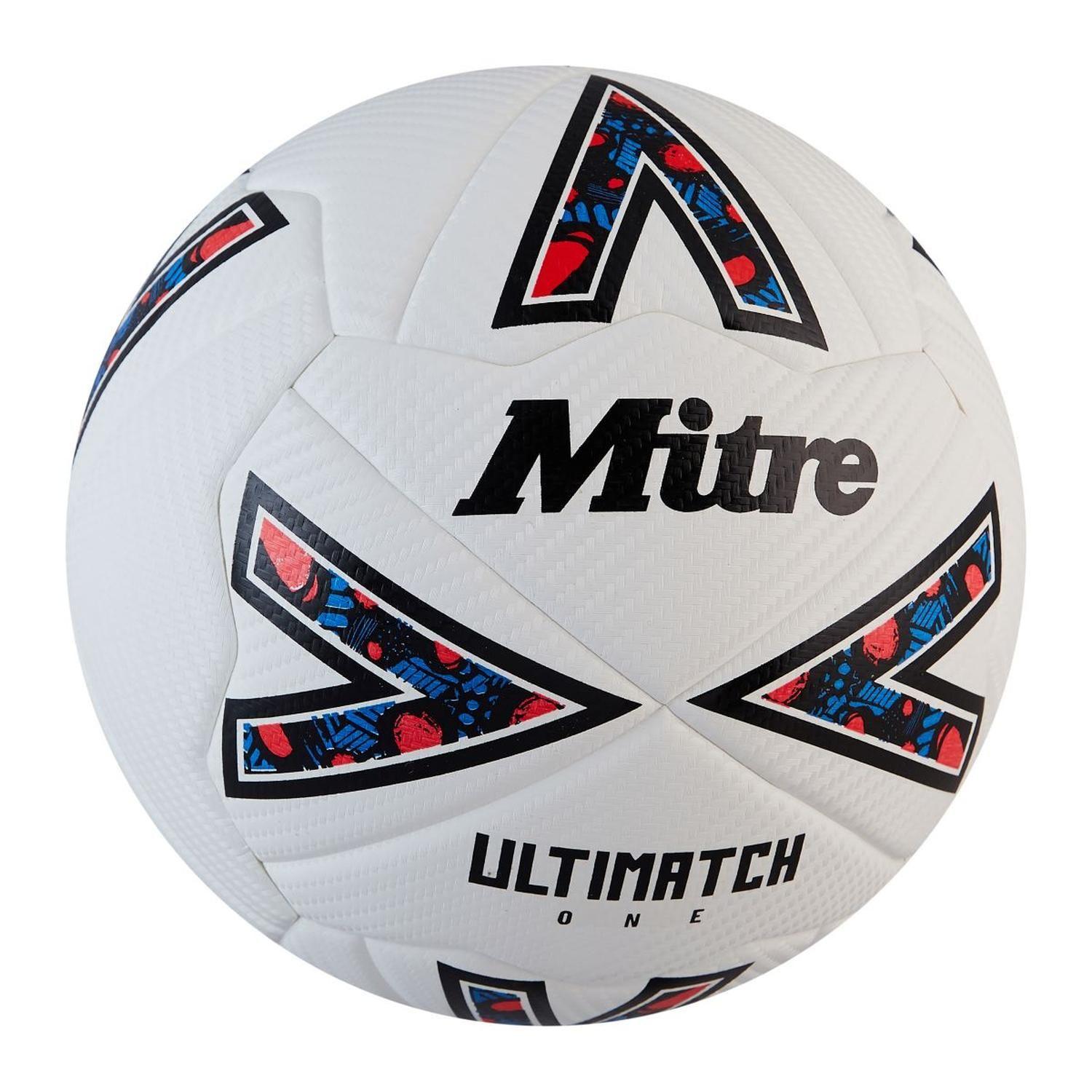 Balon Futbol Ultimatch One Mitre Blanco T.5-2