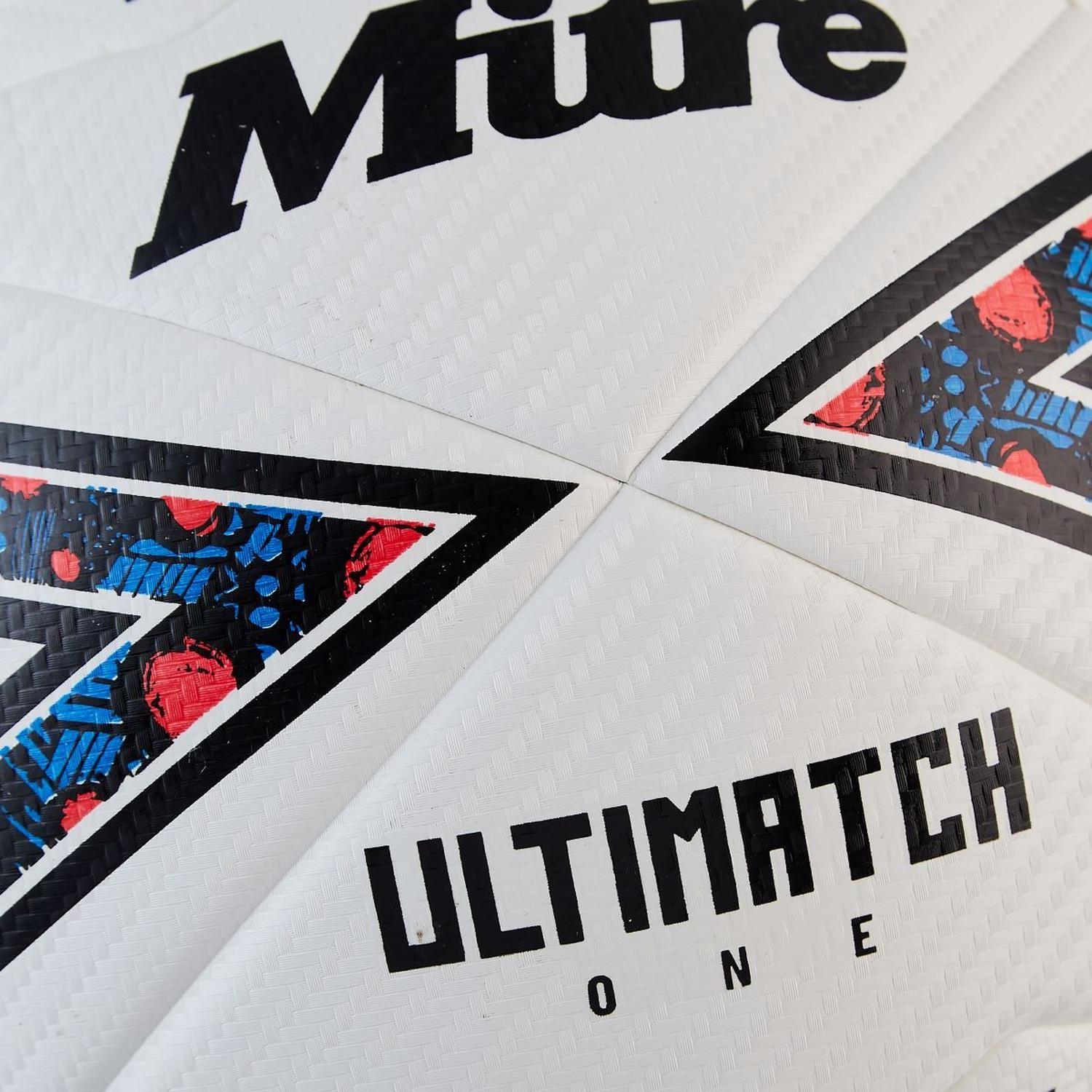 Balon Futbol Ultimatch One Mitre Blanco T.5-3