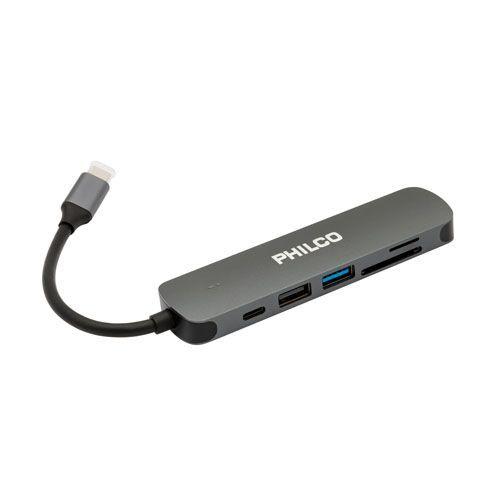 HUB ADAPTADOR TYPE C a HDMI 6 EN 1-2
