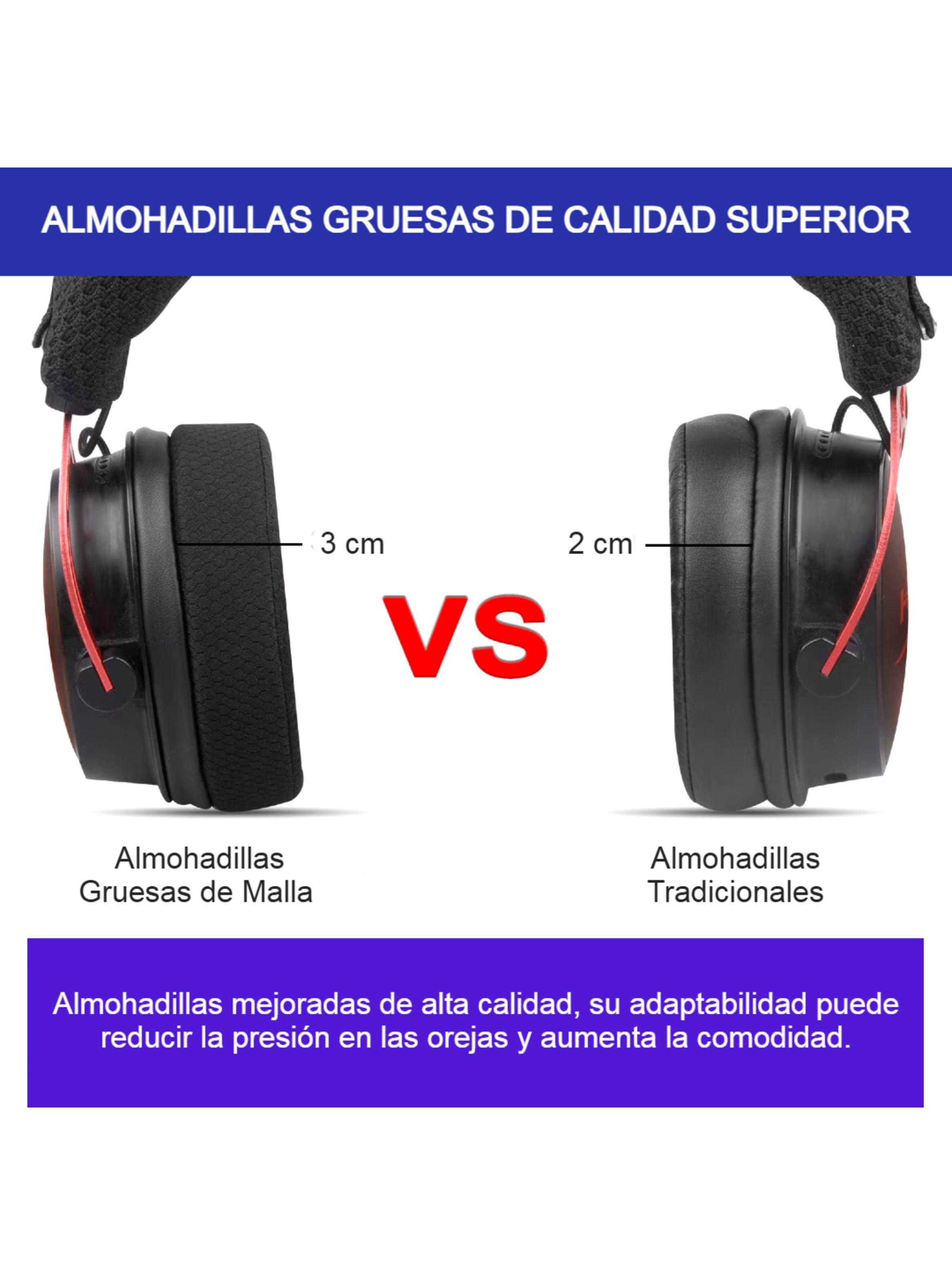 Almohadillas Para Audio Technica M50x M40x Hyperx - Tela-3