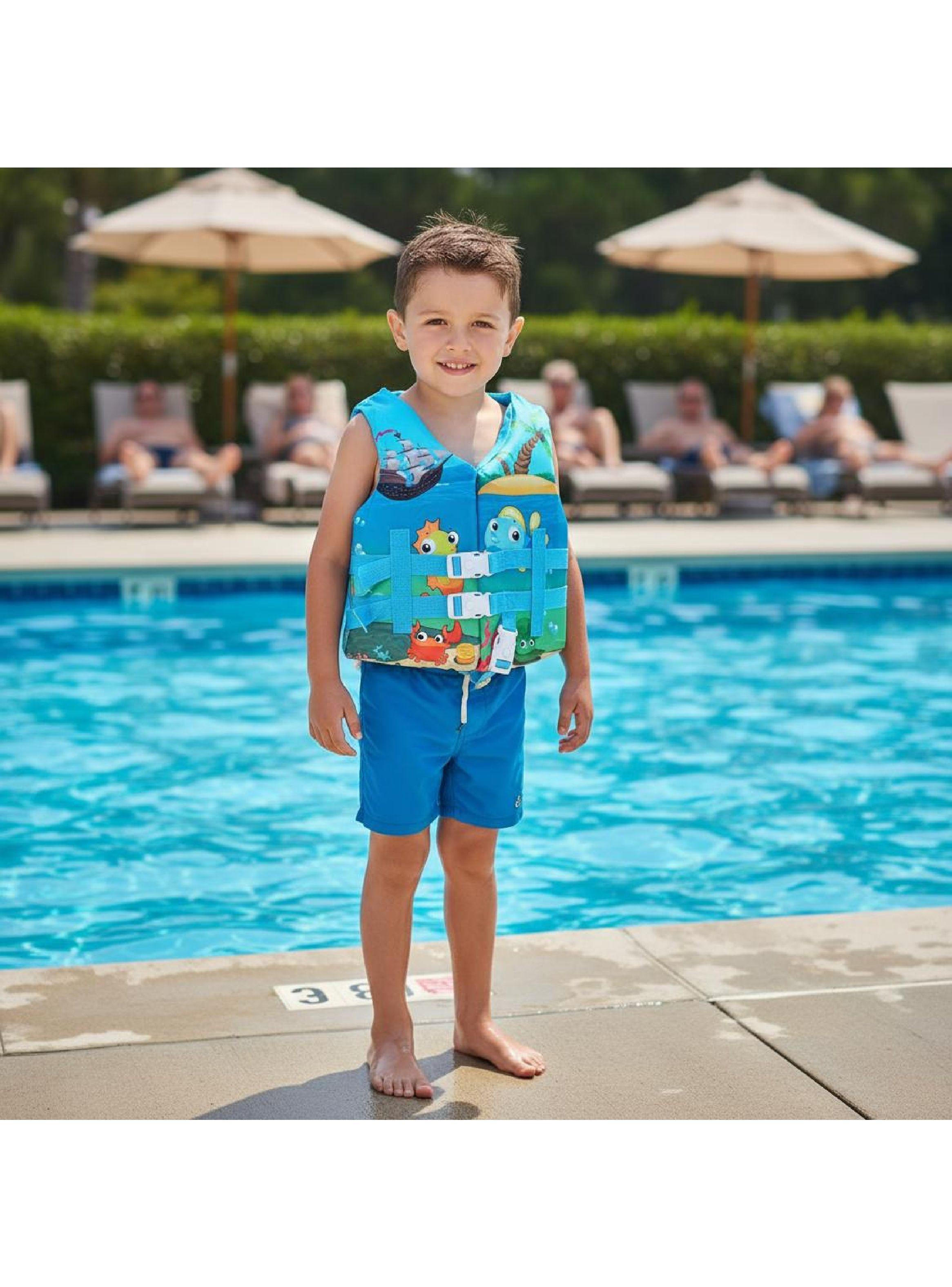 Chaleco Flotador Salvavidas Infantil Niño Niña 5-10 años Talla L-1