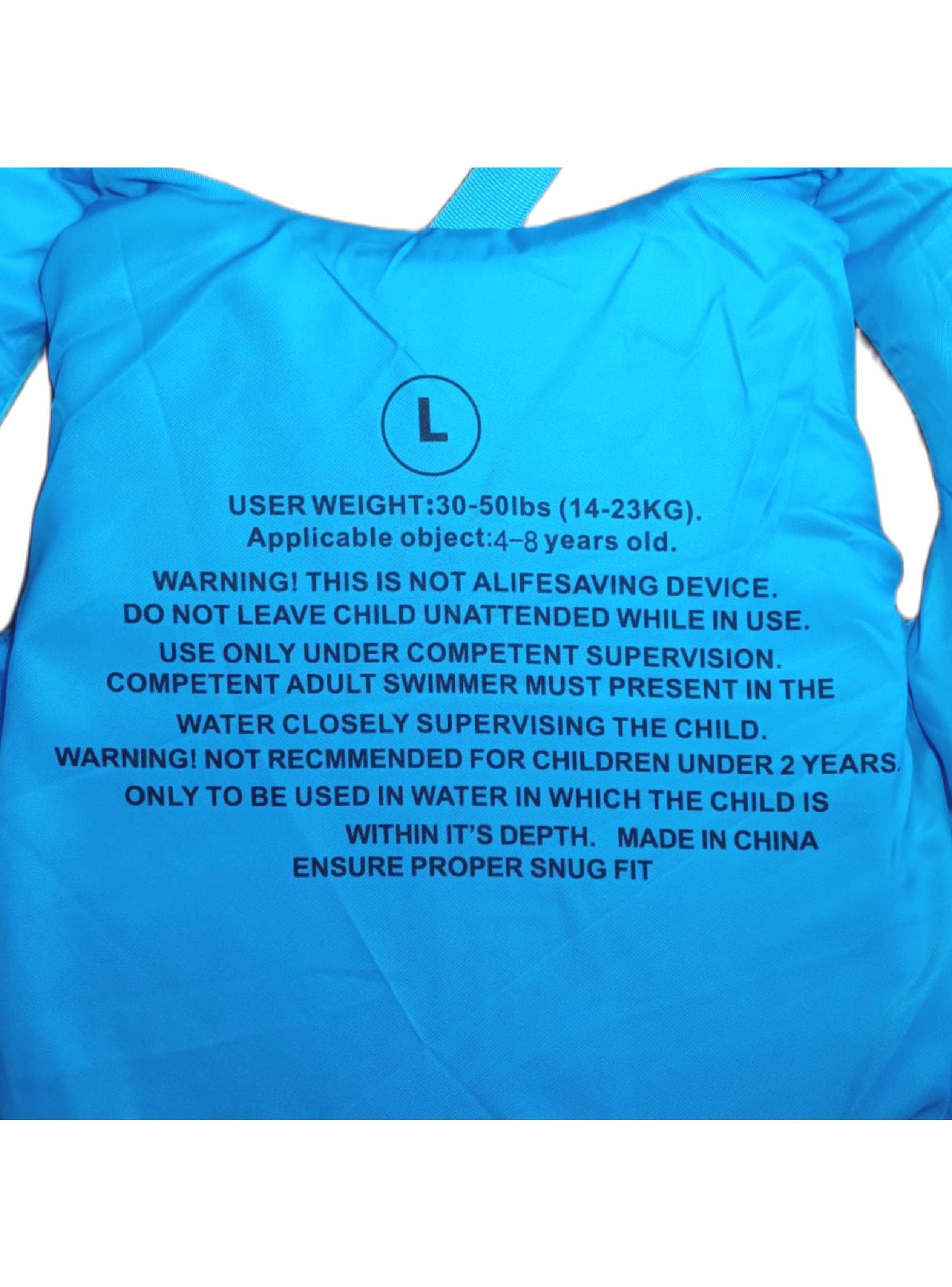 Chaleco Flotador Salvavidas Infantil Niño Niña 5-10 años Talla L-5