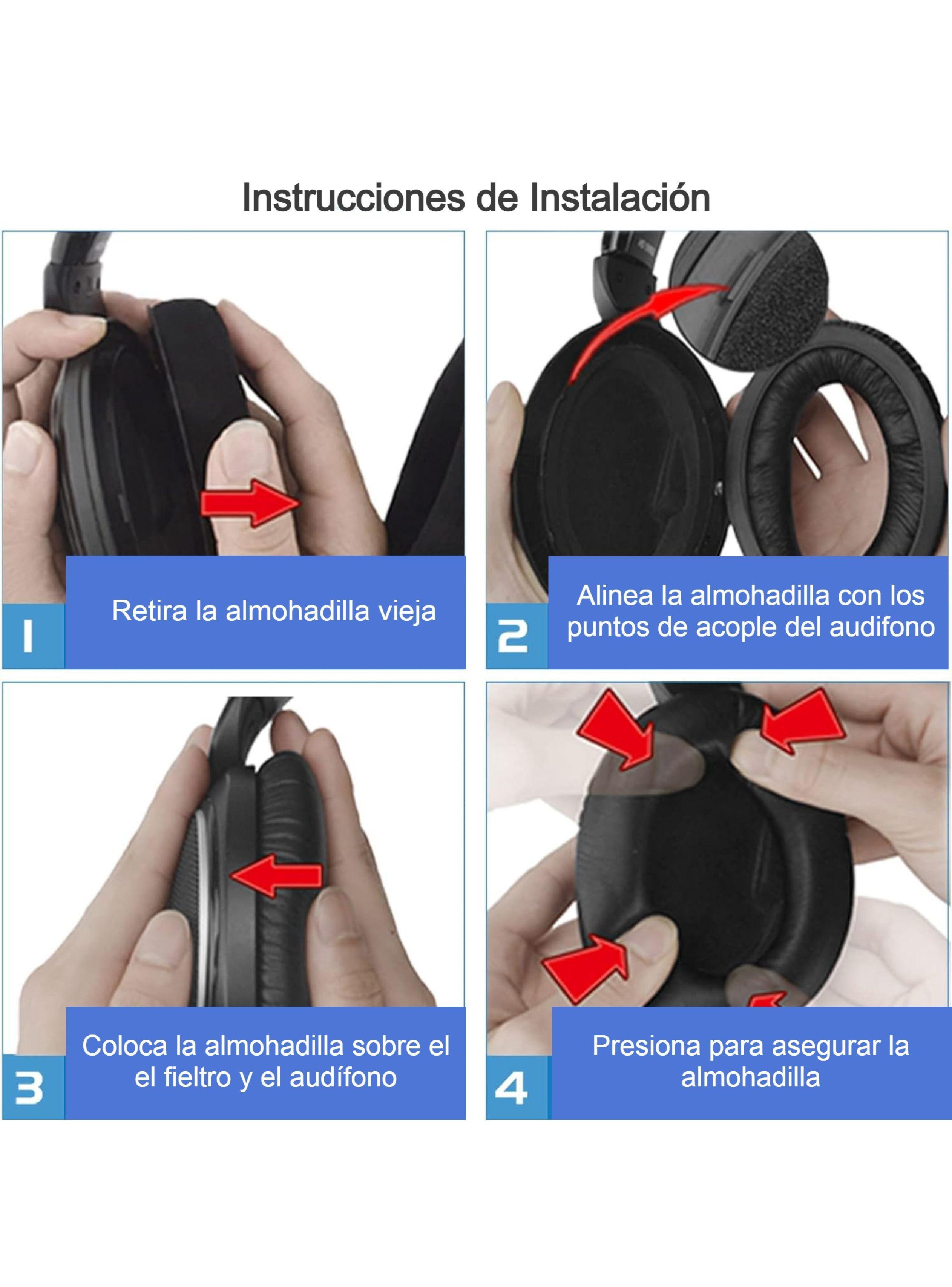 Almohadillas Para Audifonos Sennheiser Game Zero One HD380-5