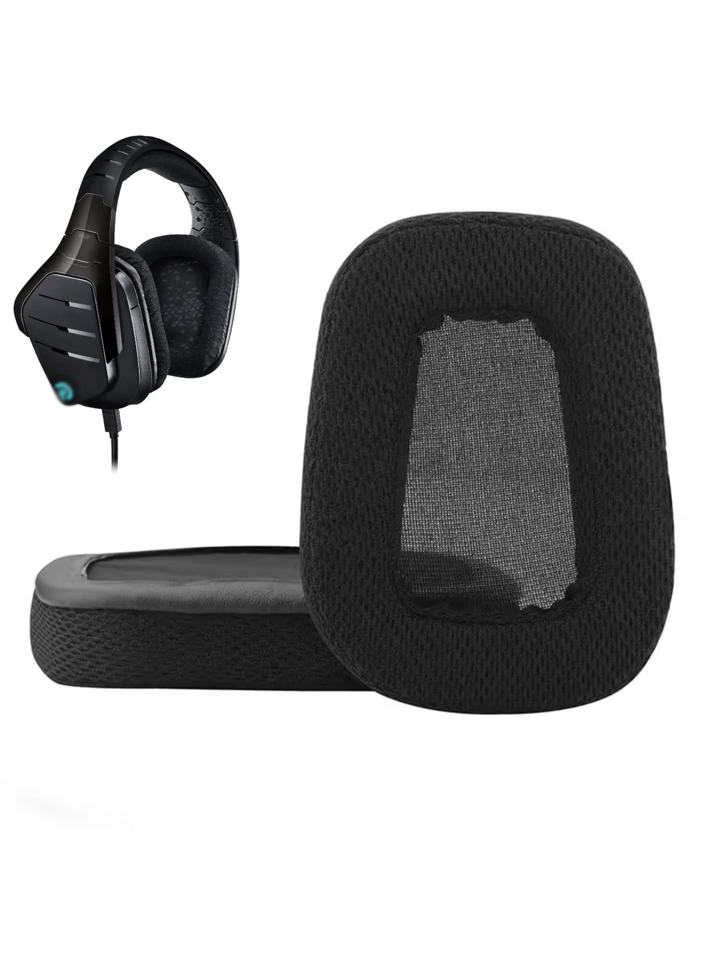 Almohadillas Para Audifonos Logitech G633 G933 Tela Malla-0