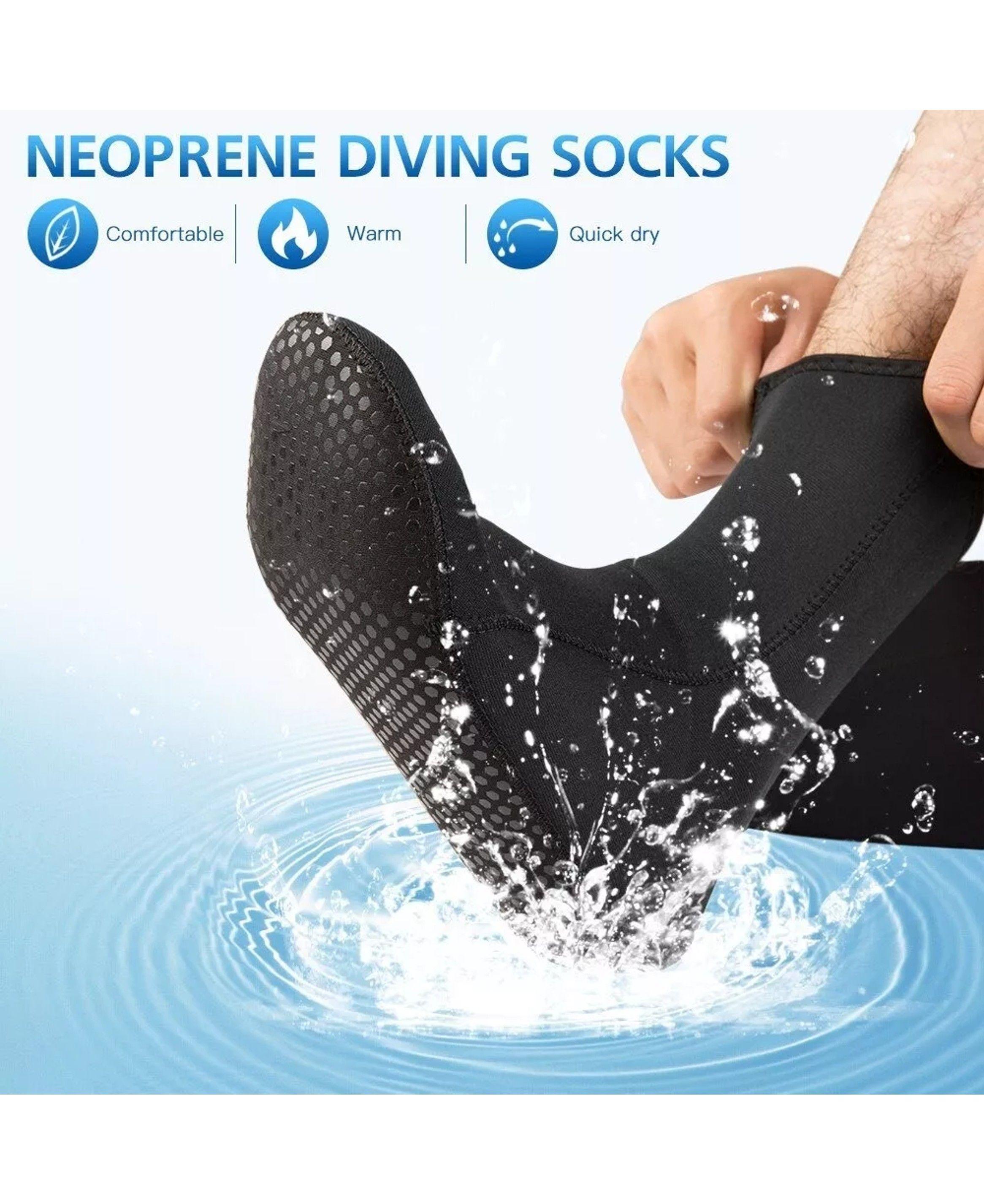 Calcetines Buceo Agua Zapatos Playa Botin Neopreno 5mm-5