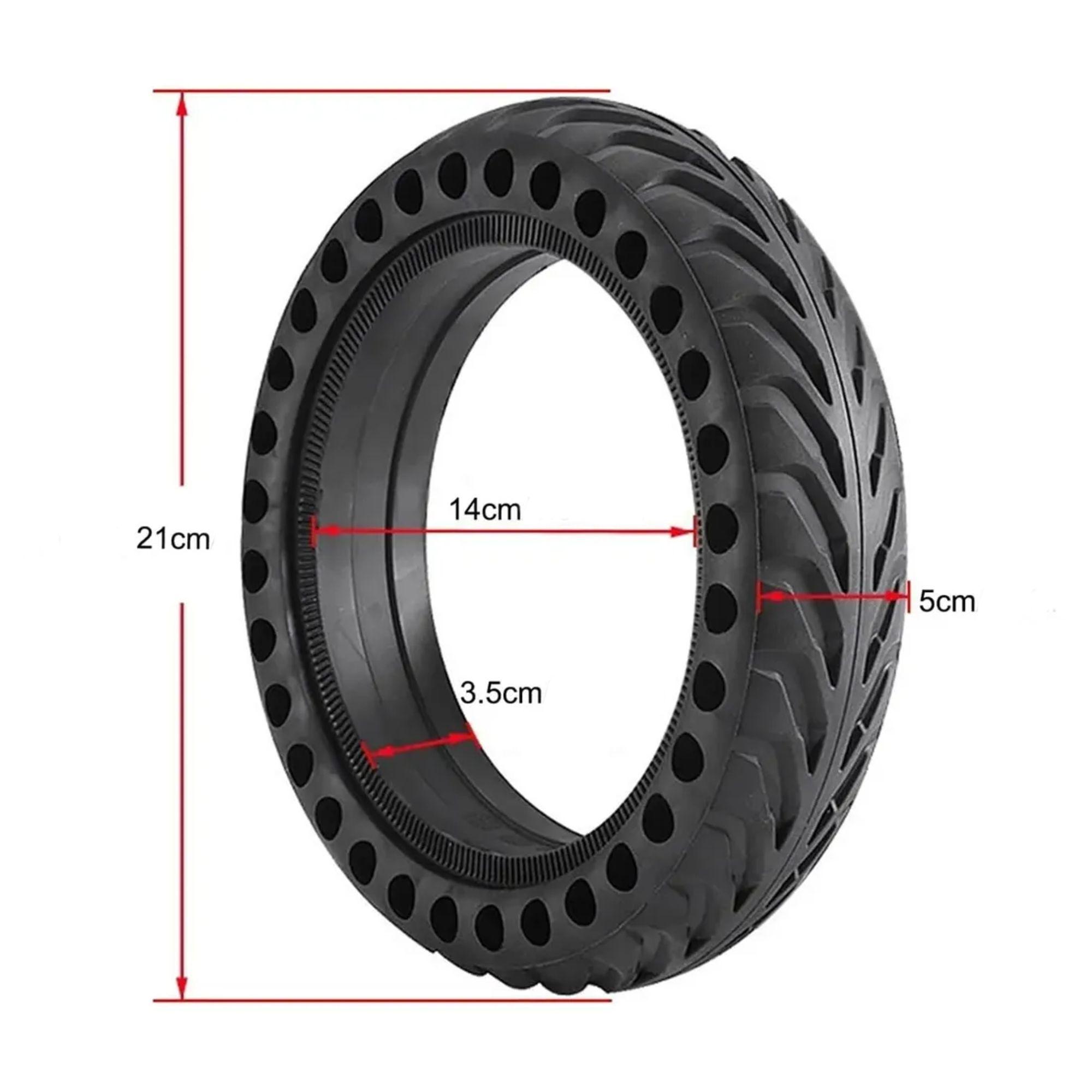 Neumático Solido Rueda Caucho 8.5x2 81/2x2 Para Scooter M365-2
