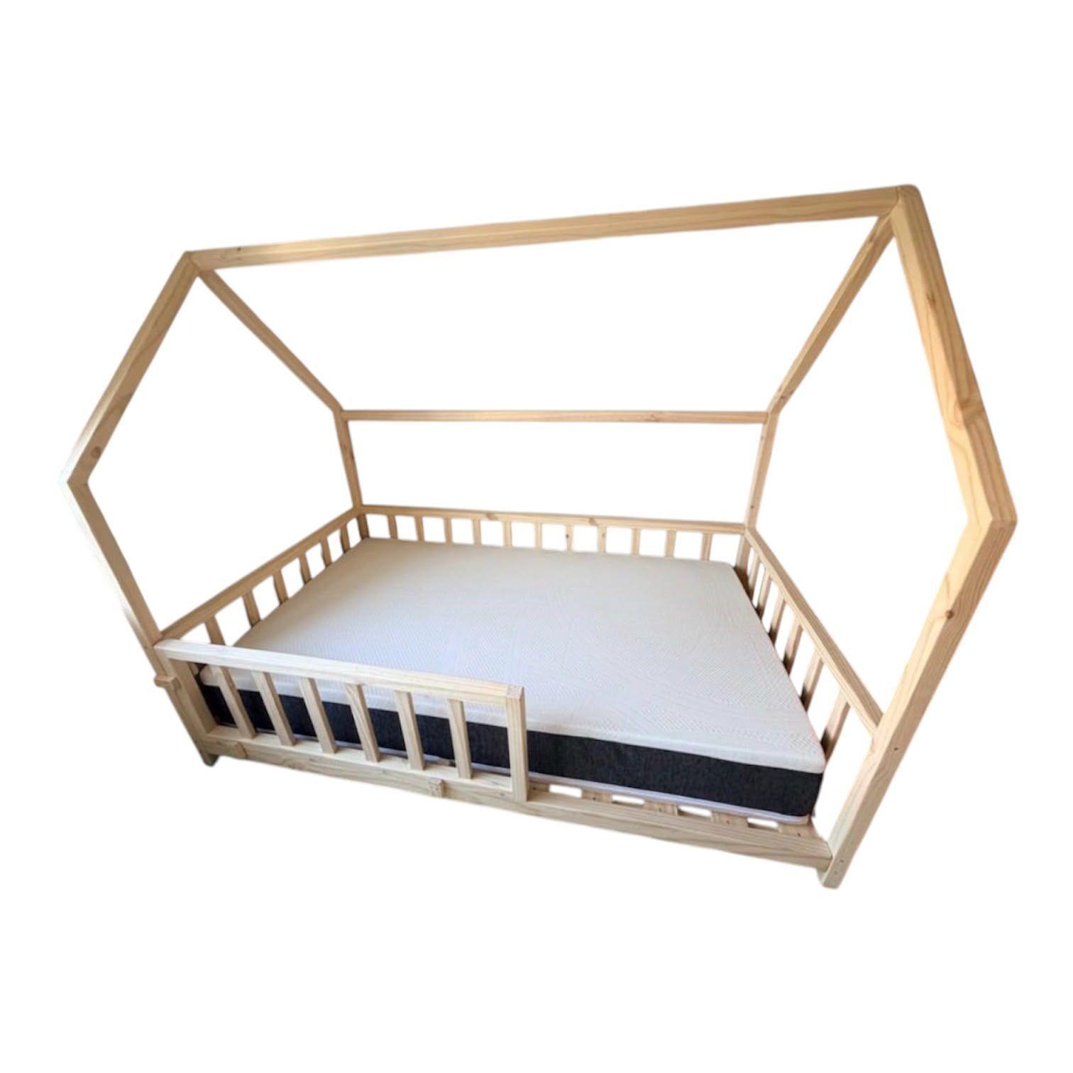 Cama Montessori Casita Corral Plaza Media-0