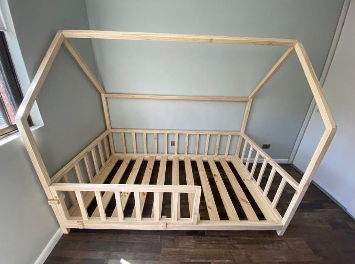Cama Montessori Casita Corral Plaza Media-4