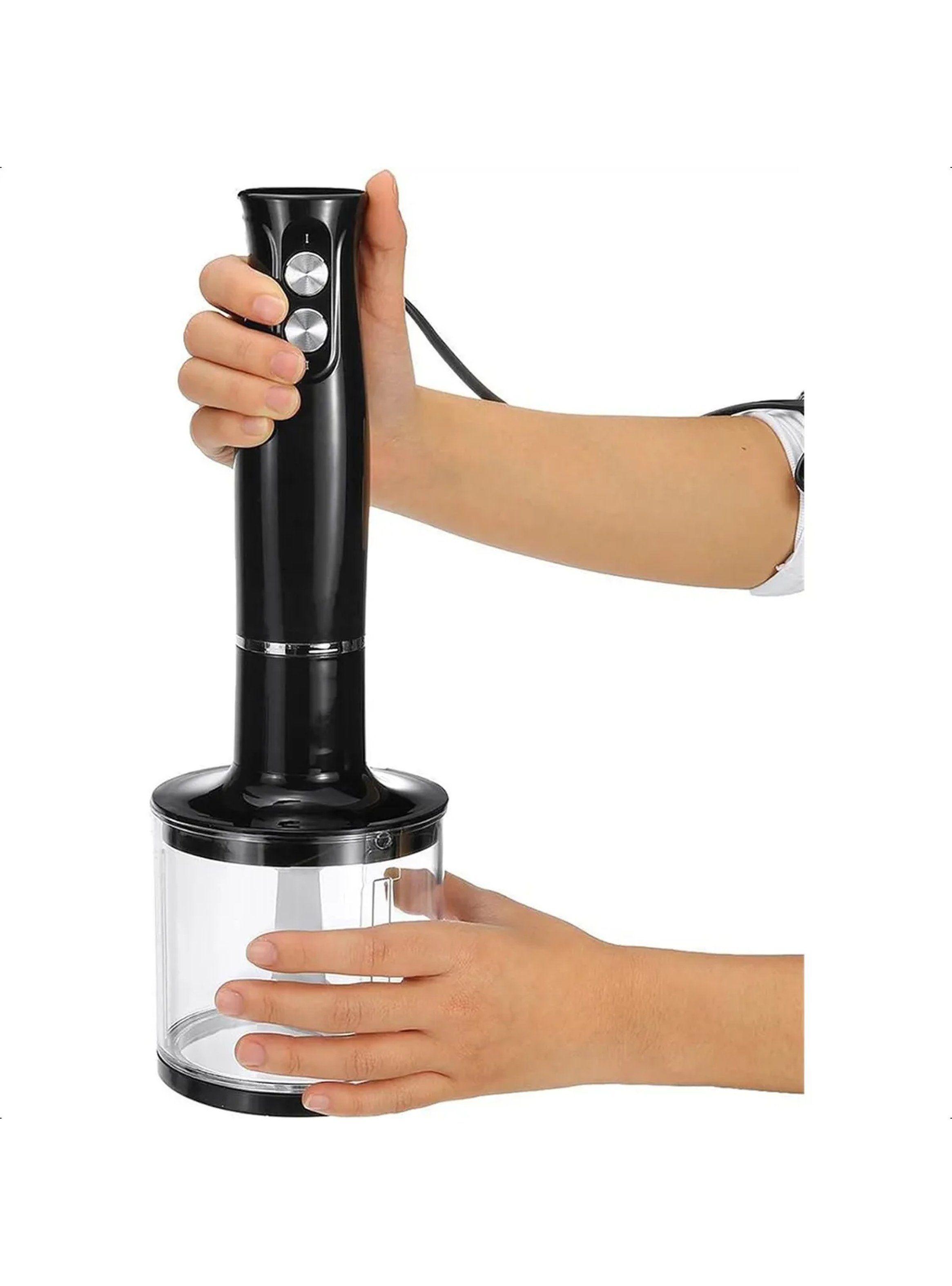 Batidora de Mano 4 en 1 500W Acero Inoxidable-3