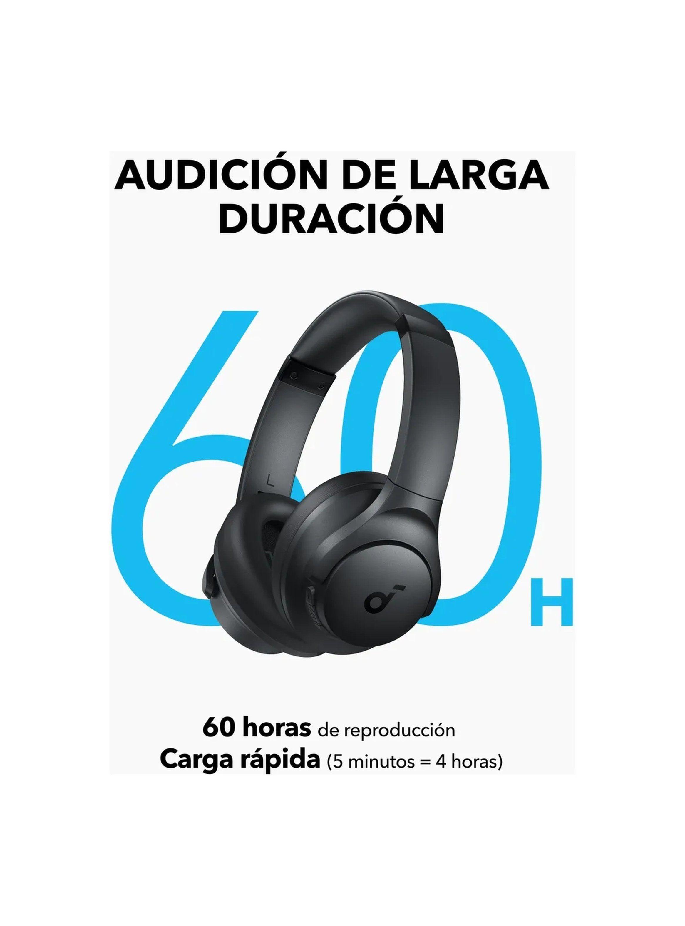 Audífonos Bluetooth Over-Ear Multipunto Sonido Nítido Negro-3
